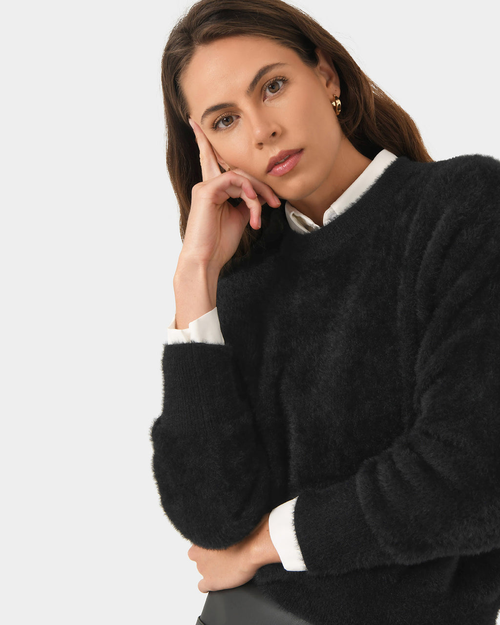 Haisley Fluffy Crewneck Knit
