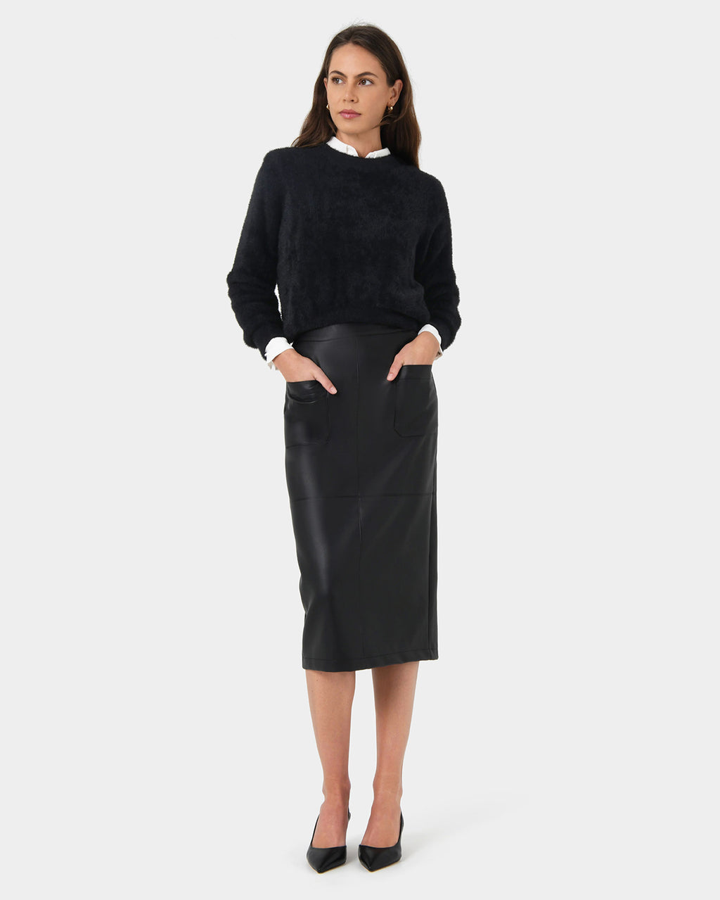 Haisley Fluffy Crewneck Knit