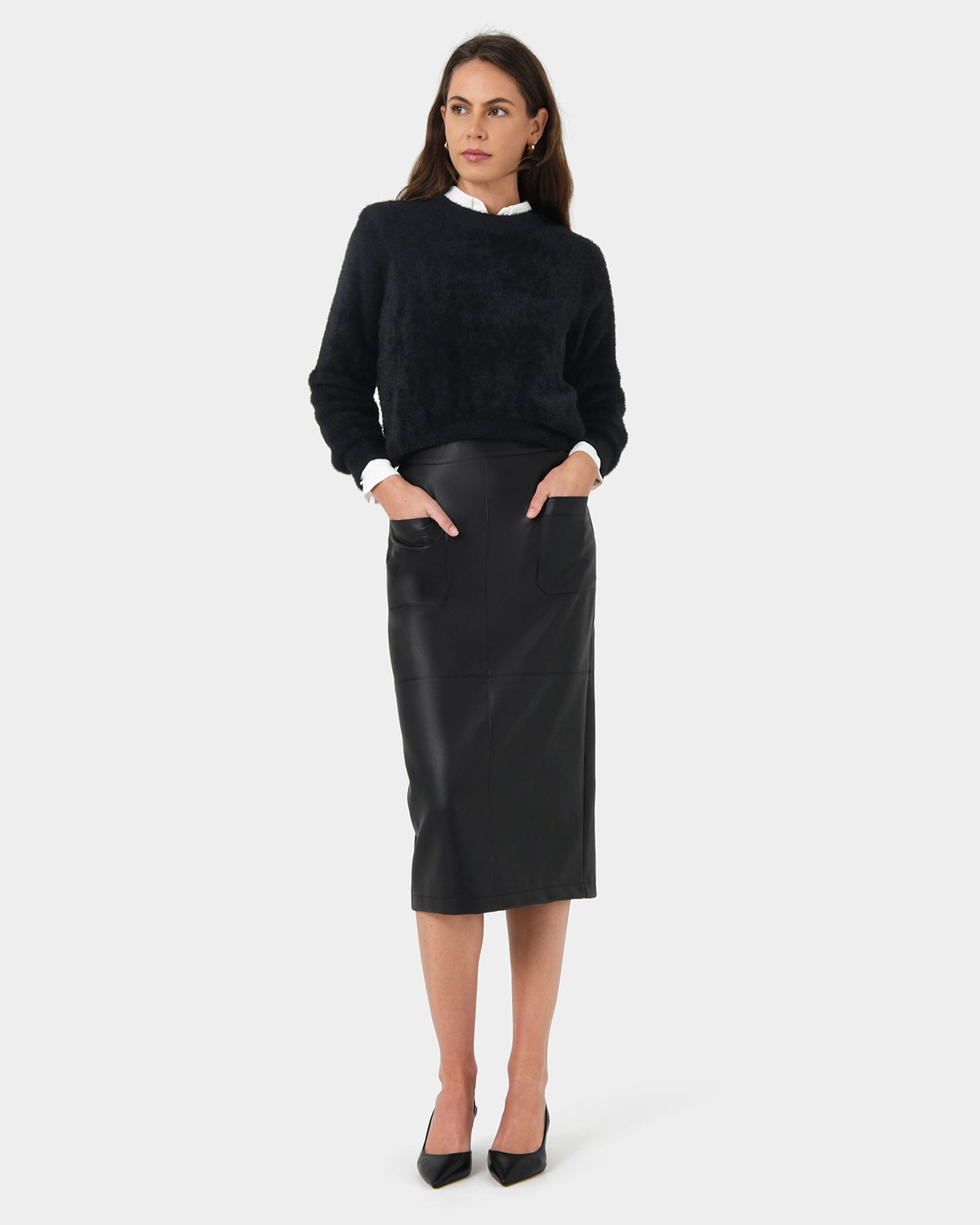 Haisley Fluffy Crewneck Knit