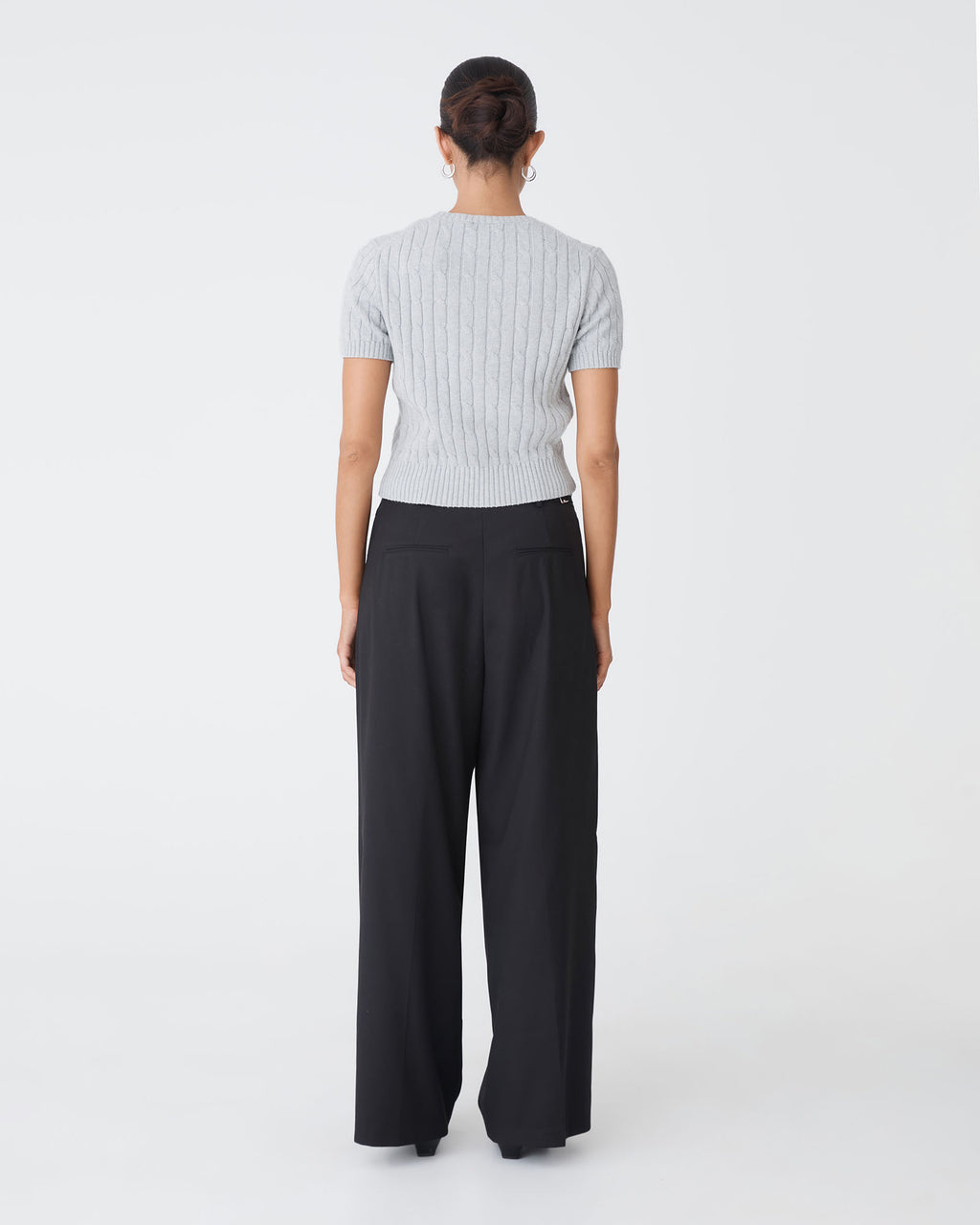Anita Short Sleeve Cable Knit