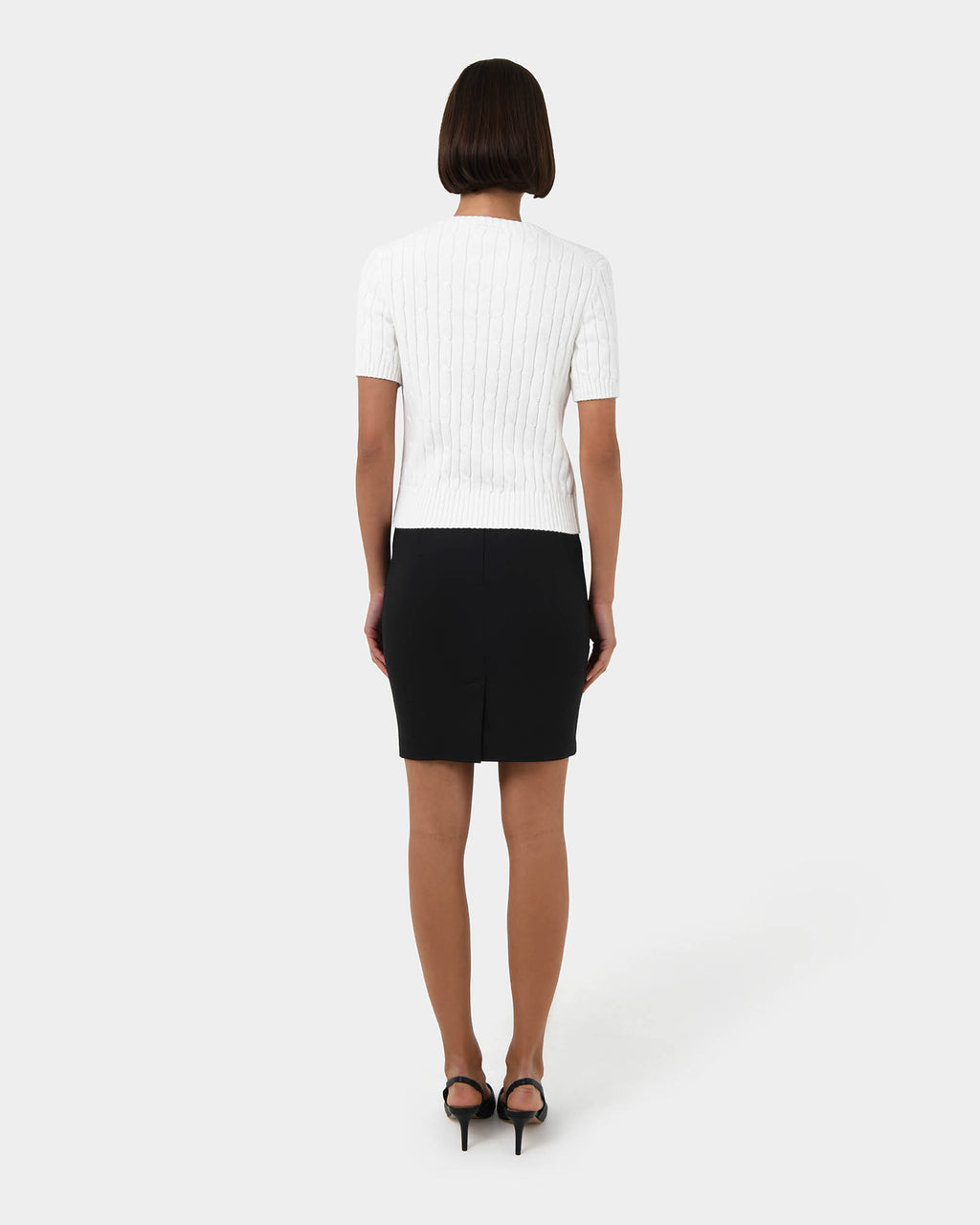 Anita Short Sleeve Cable Knit