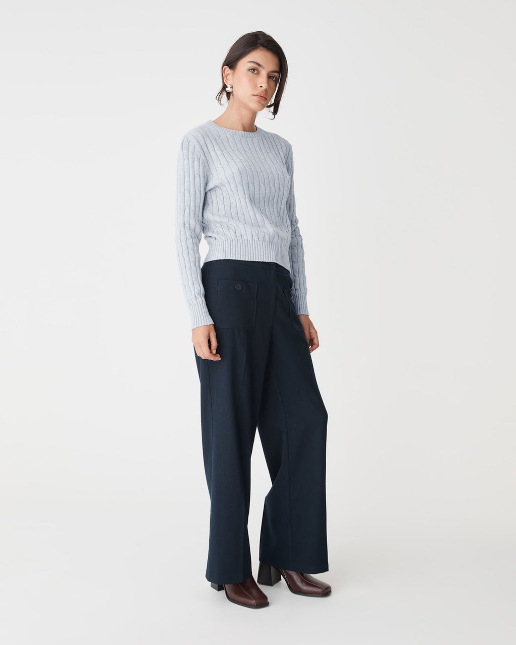 Juanita Cotton Cable Knit