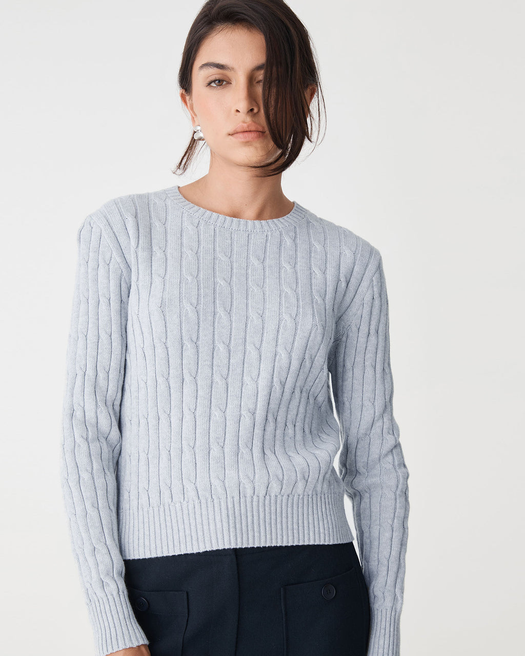 Juanita Cotton Cable Knit