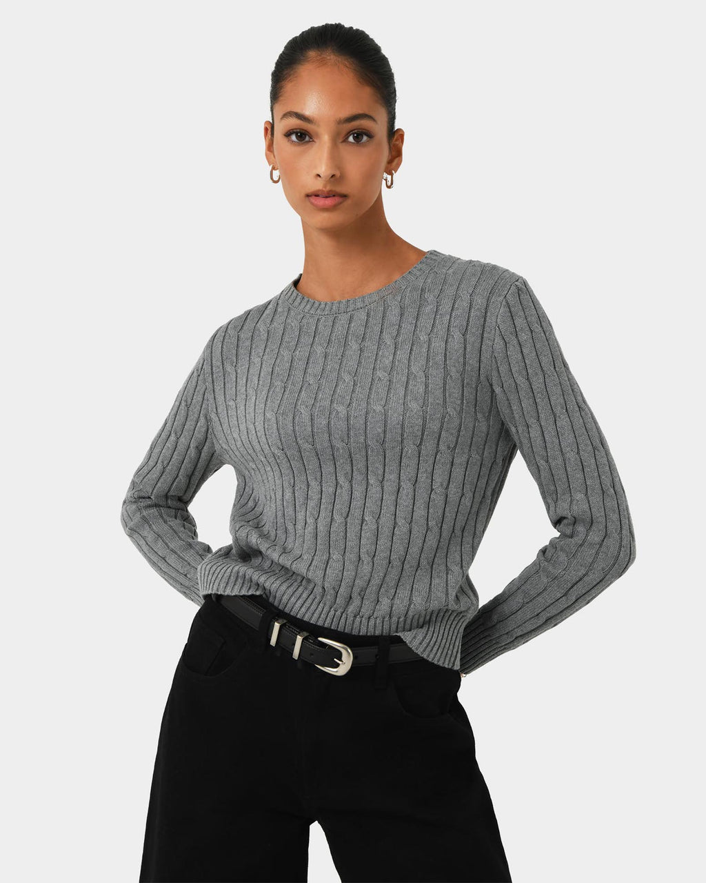 Juanita Cotton Cable Knit