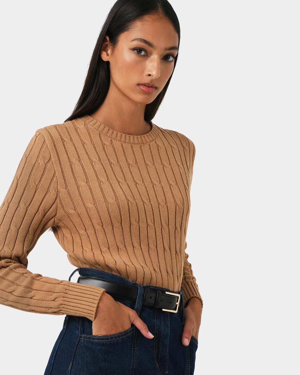 Juanita Cotton Cable Knit
