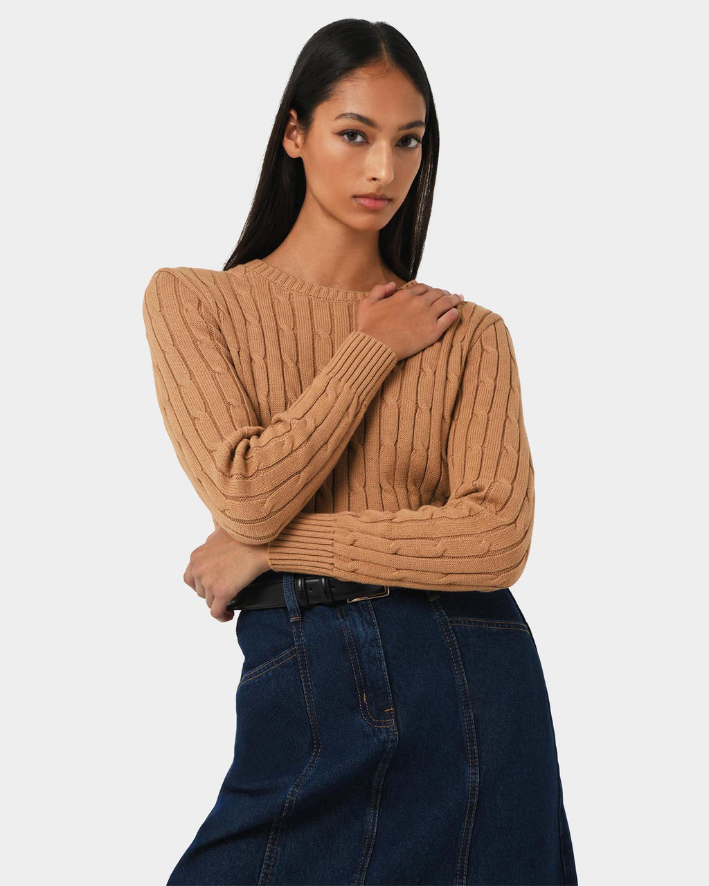Juanita Cotton Cable Knit