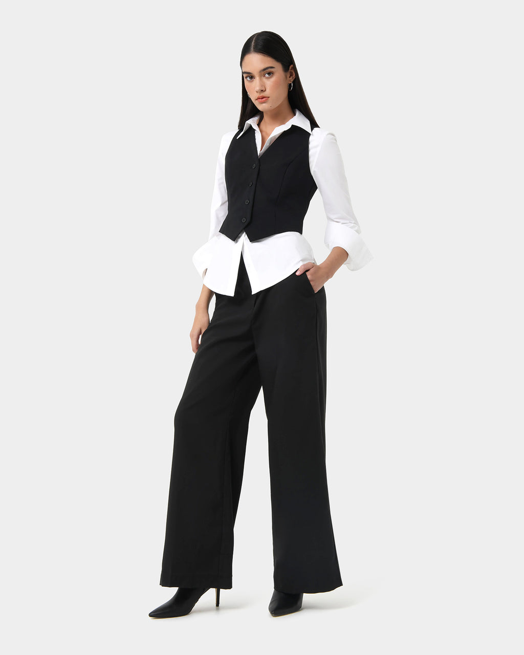 Star Wide Leg Trousers