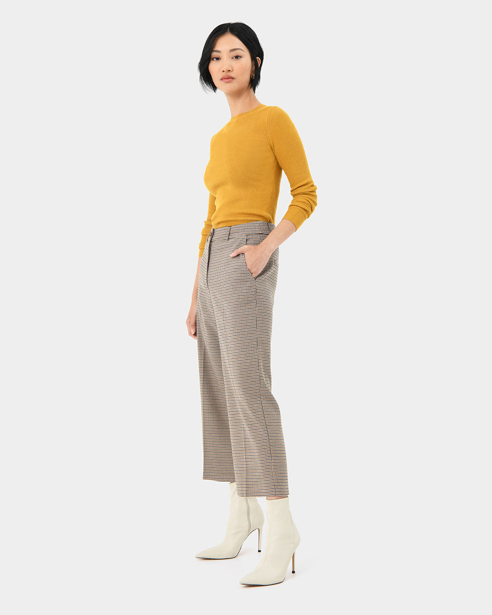 Katherine Houndstooth Culotte