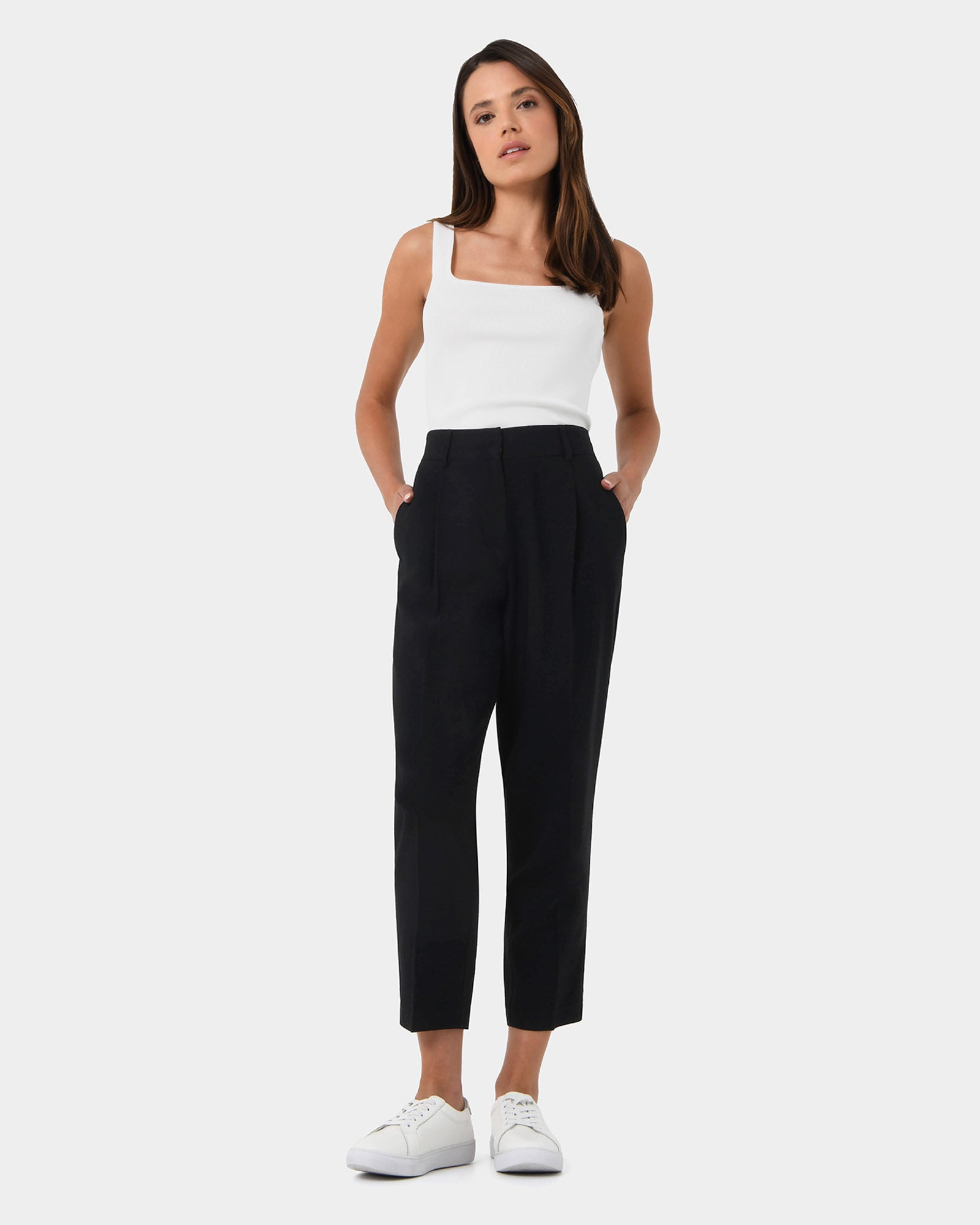 Indigo Elastic Waist Pant