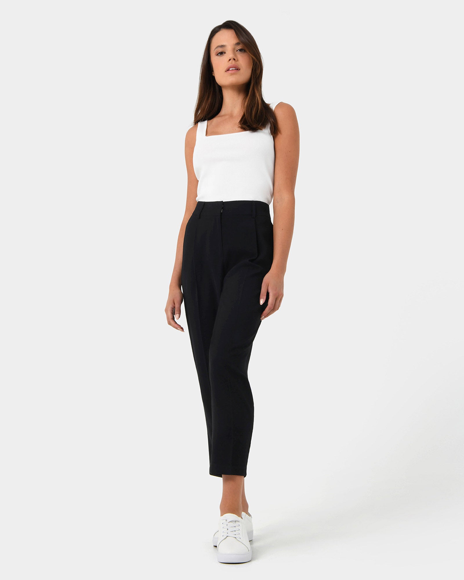 Indigo Elastic Waist Pant