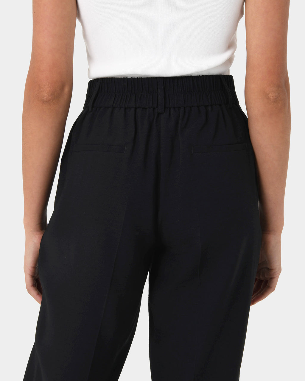 Indigo Elastic Waist Pant