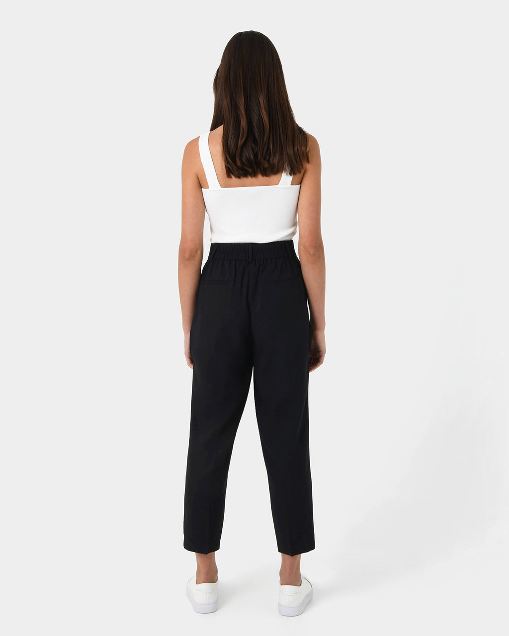 Indigo Elastic Waist Pant