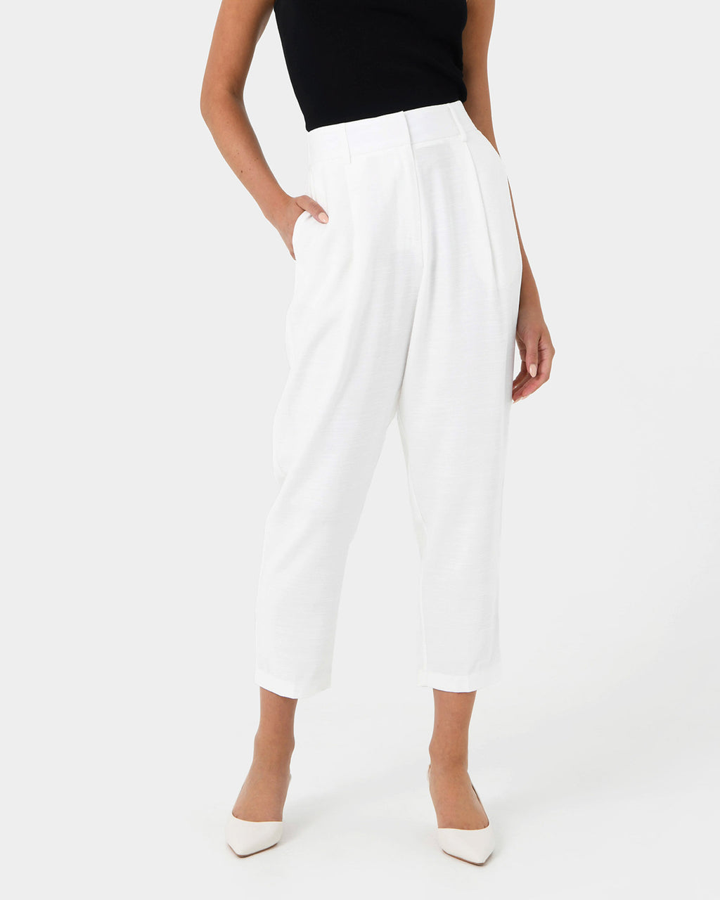 Indigo Elastic Waist Pant