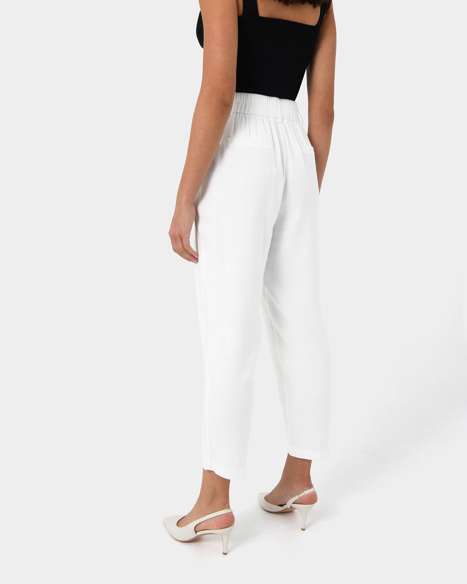 Indigo Elastic Waist Pant