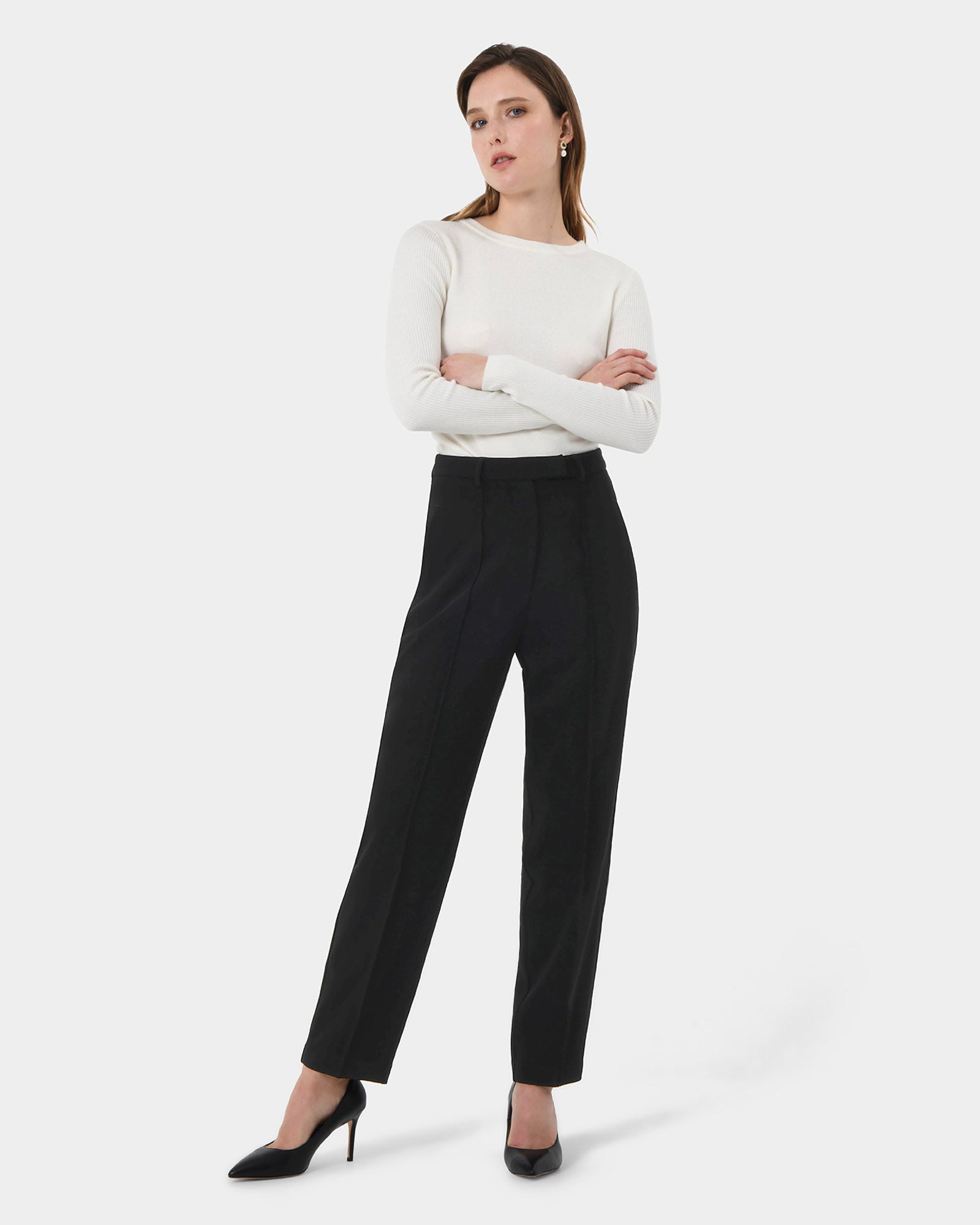 Elodie High Cigarette Pants