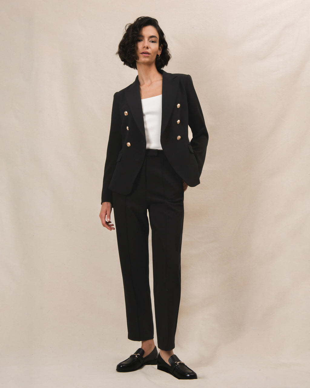 Elodie High Cigarette Pants