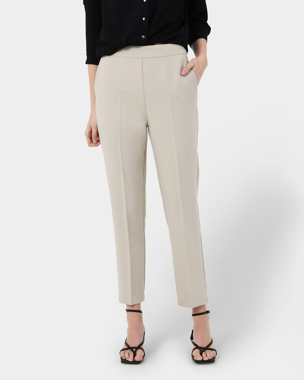 Zeny Slim Fit Cropped Pant
