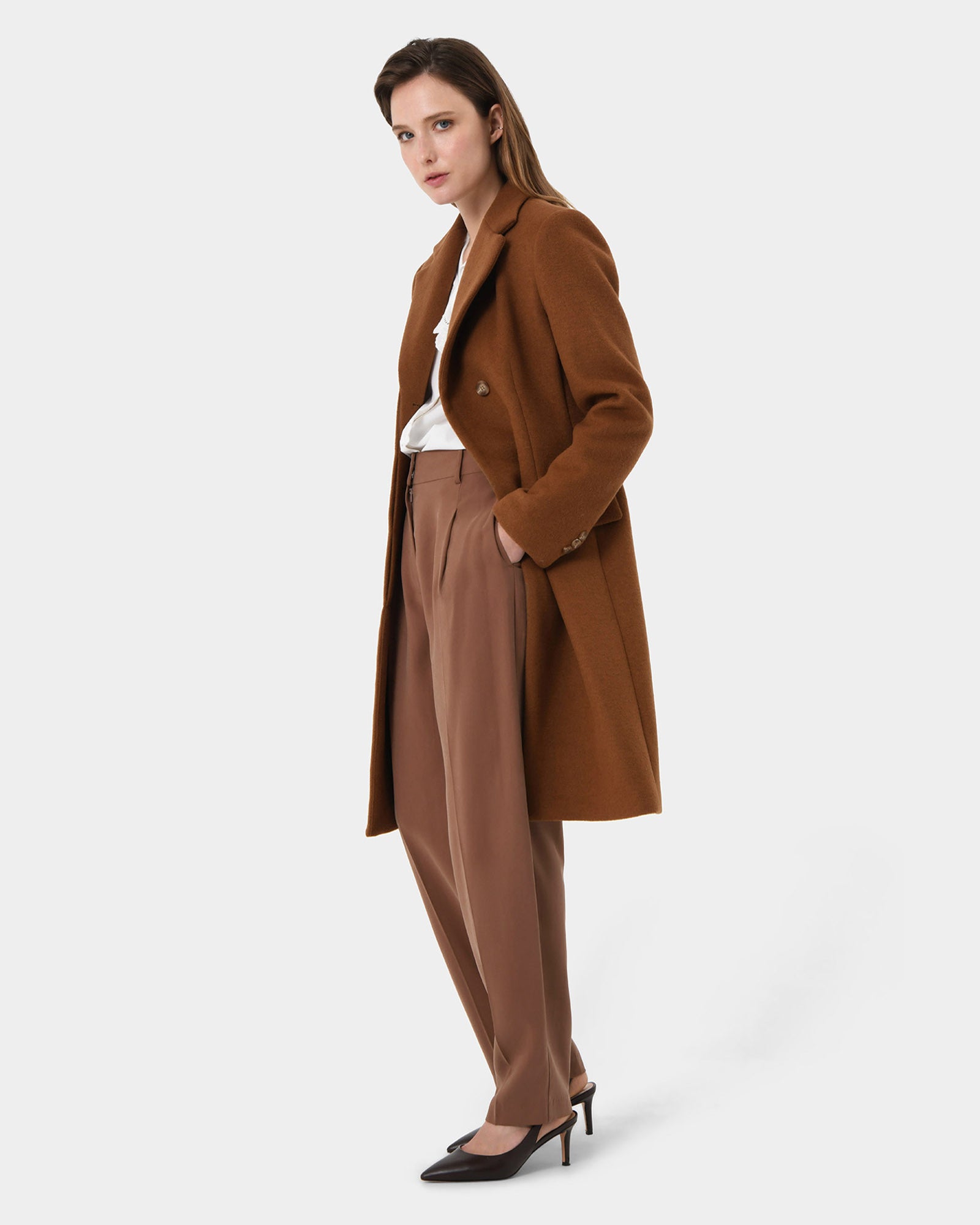 Hazel Belted Tapered Pant