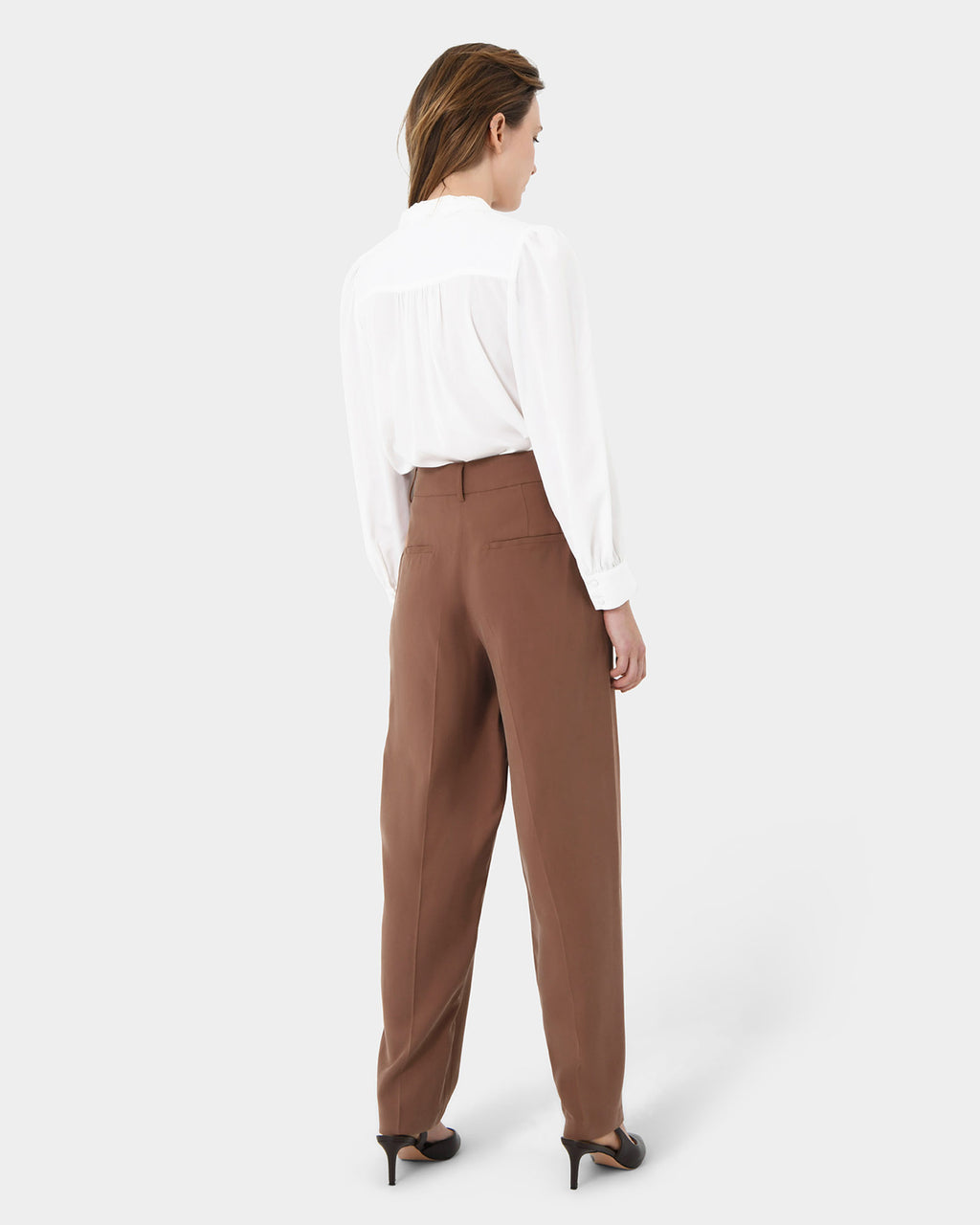 Hazel Belted Tapered Pant