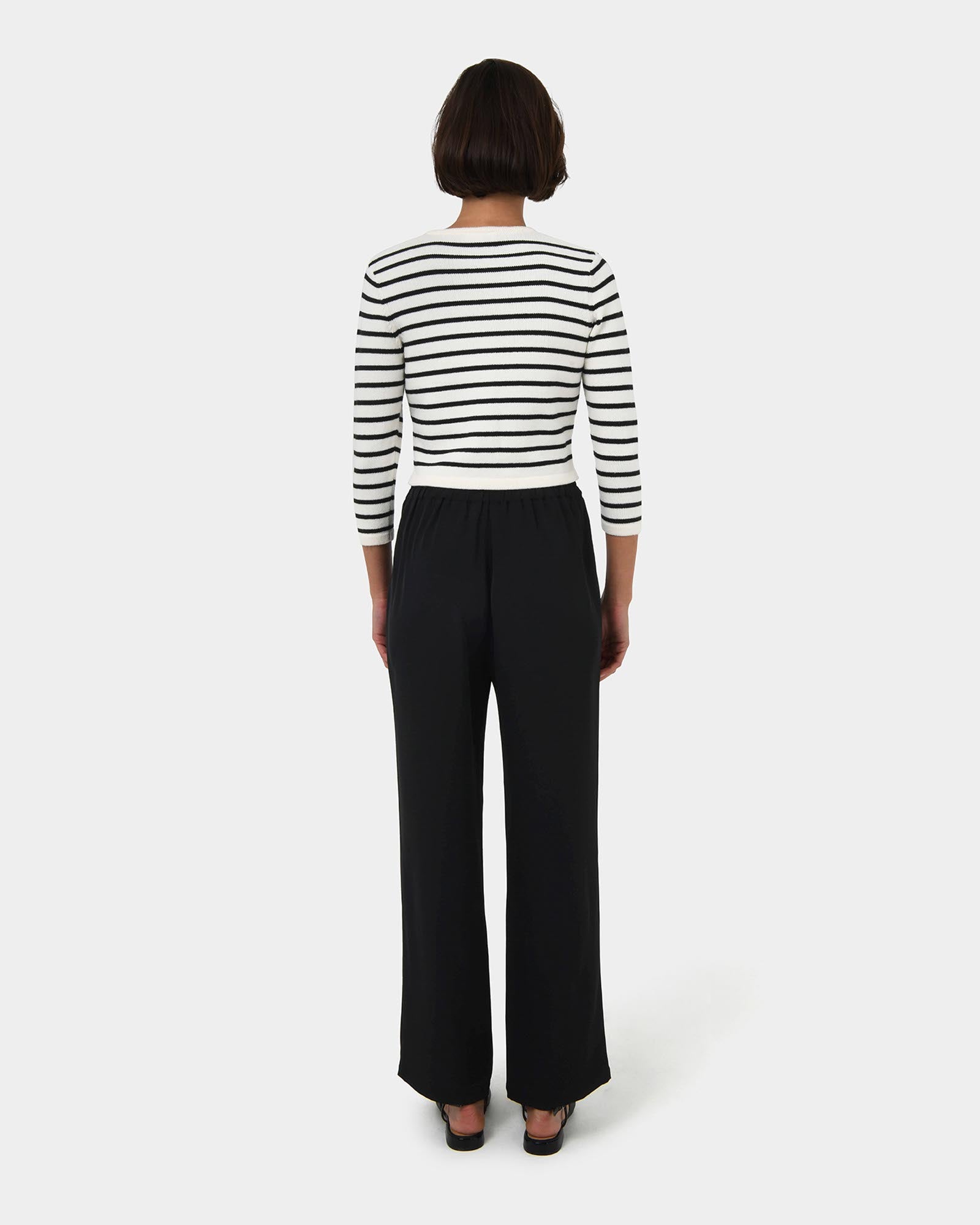 Rain Elastic Waist Pants