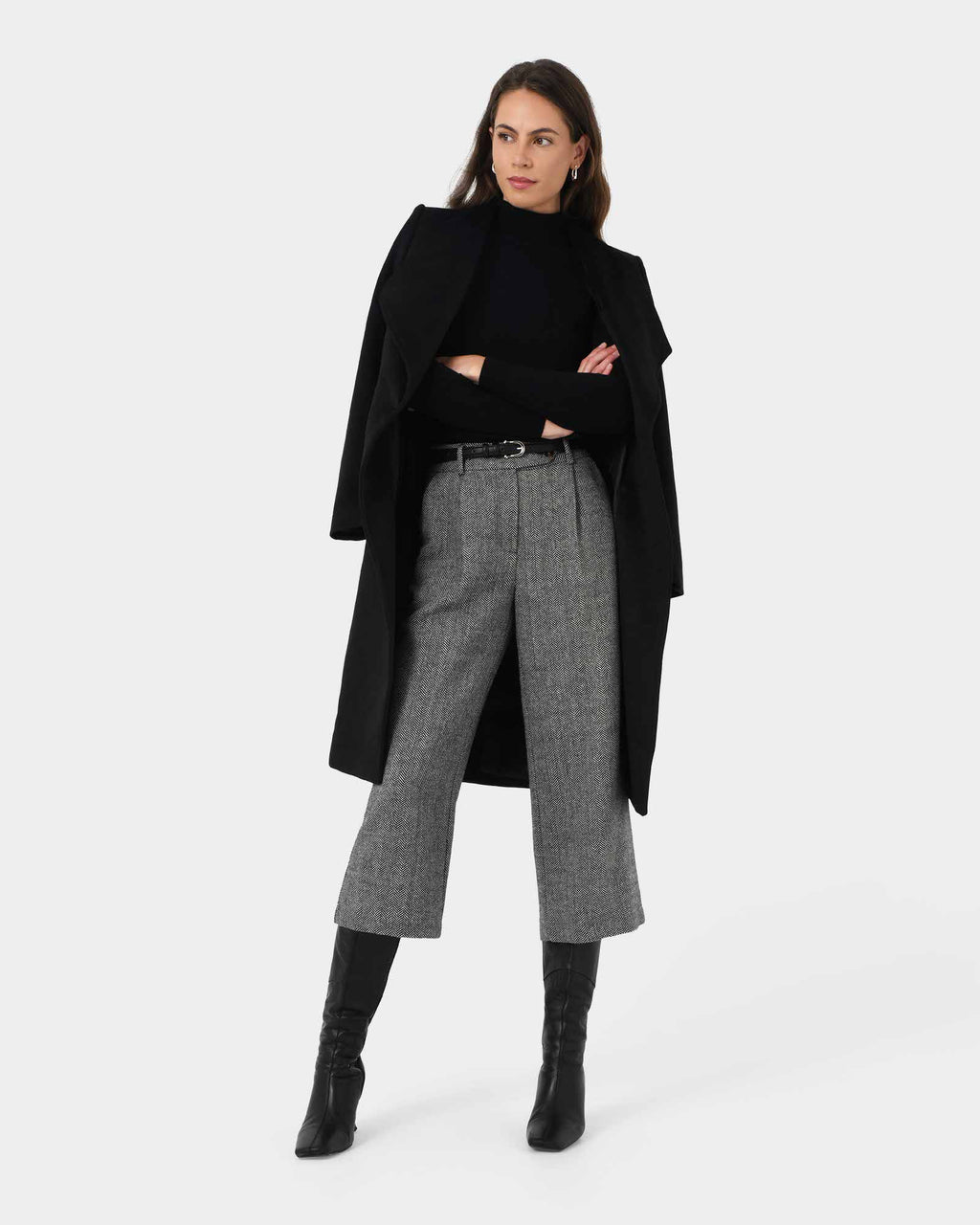 Kyrie Herringbone Culotte
