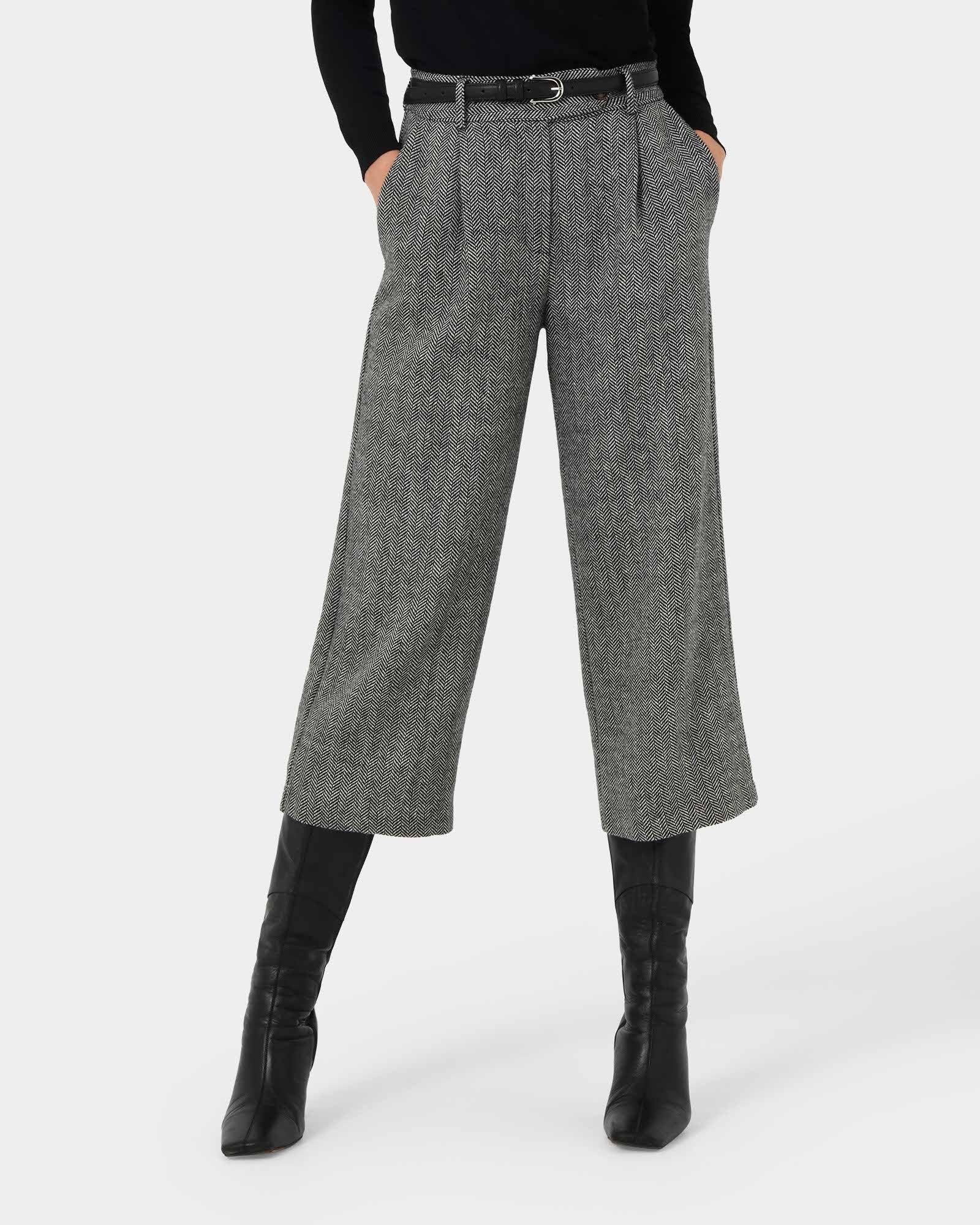 Kyrie Herringbone Culotte