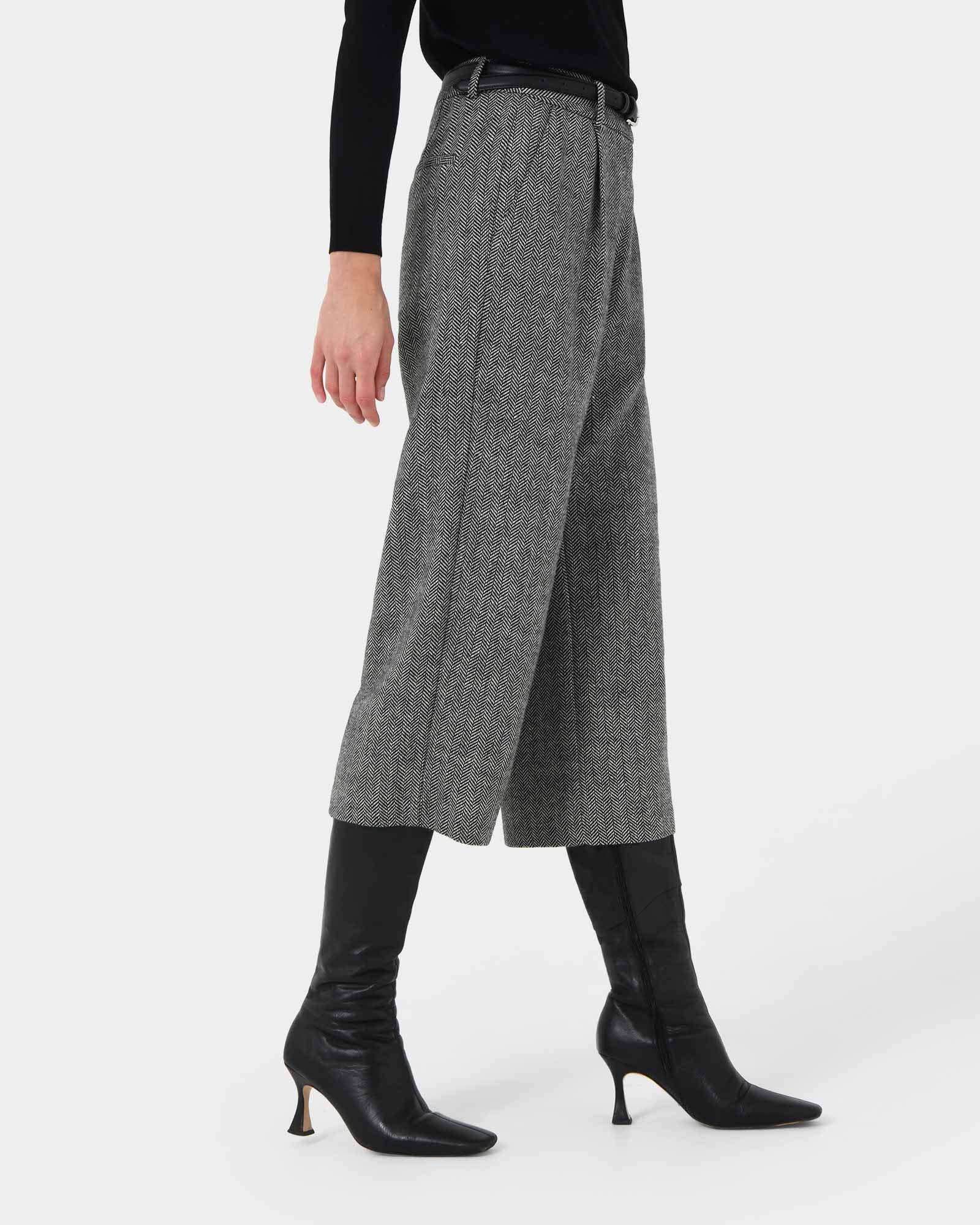 Kyrie Herringbone Culotte