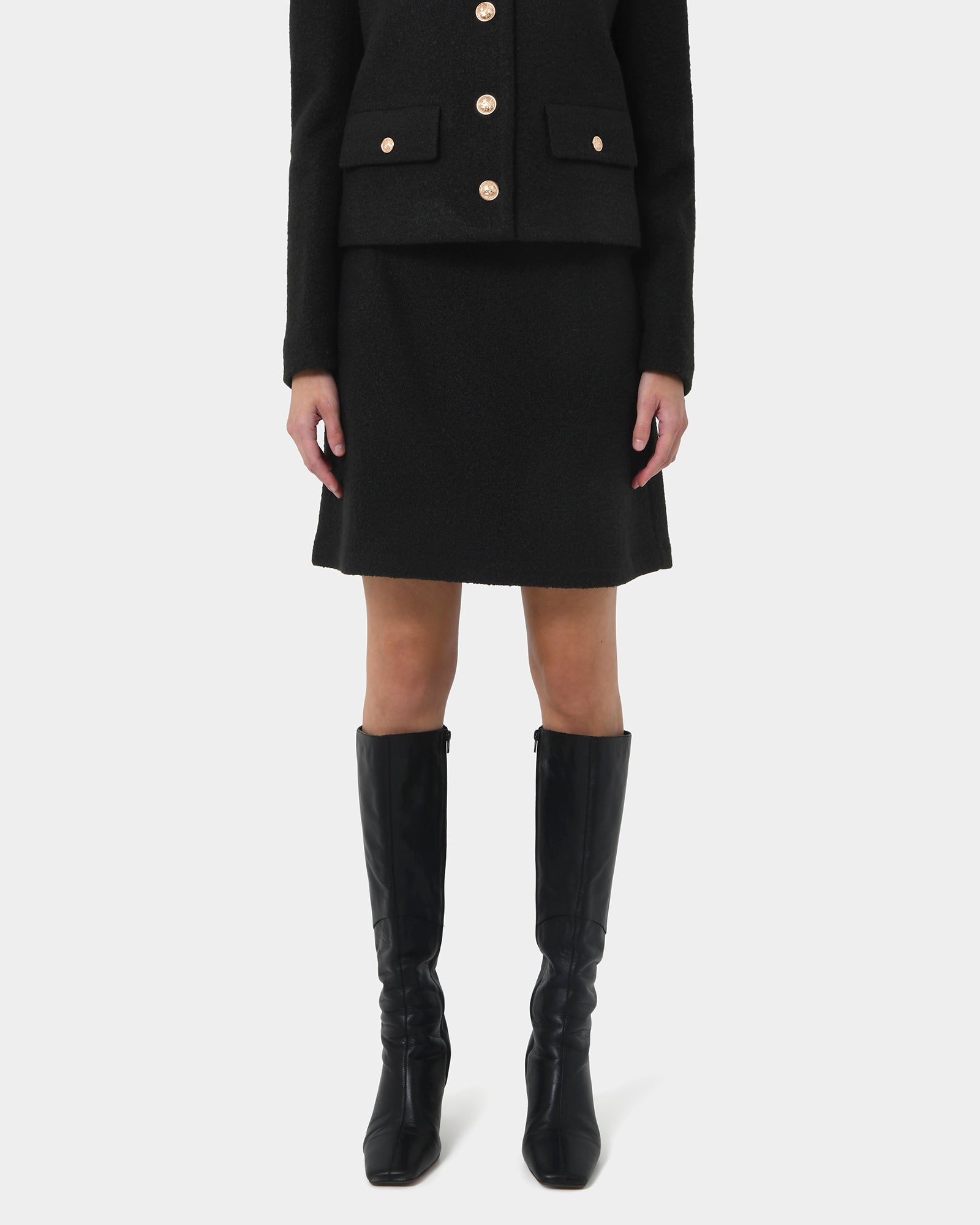 Zahra Boucle Yarn Mini Skirt