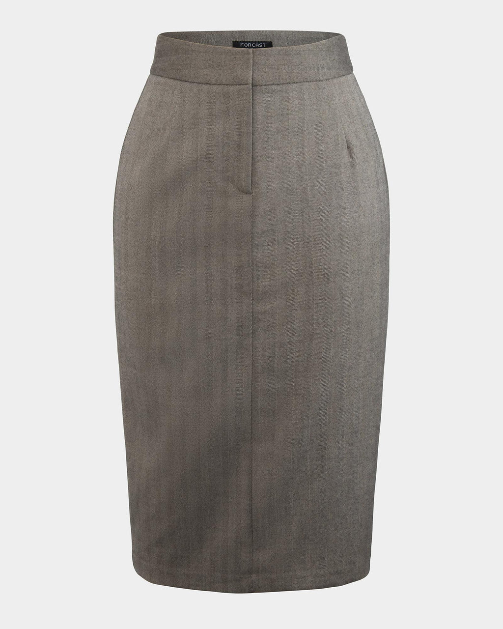 Allara Herringbone Midi Skirt