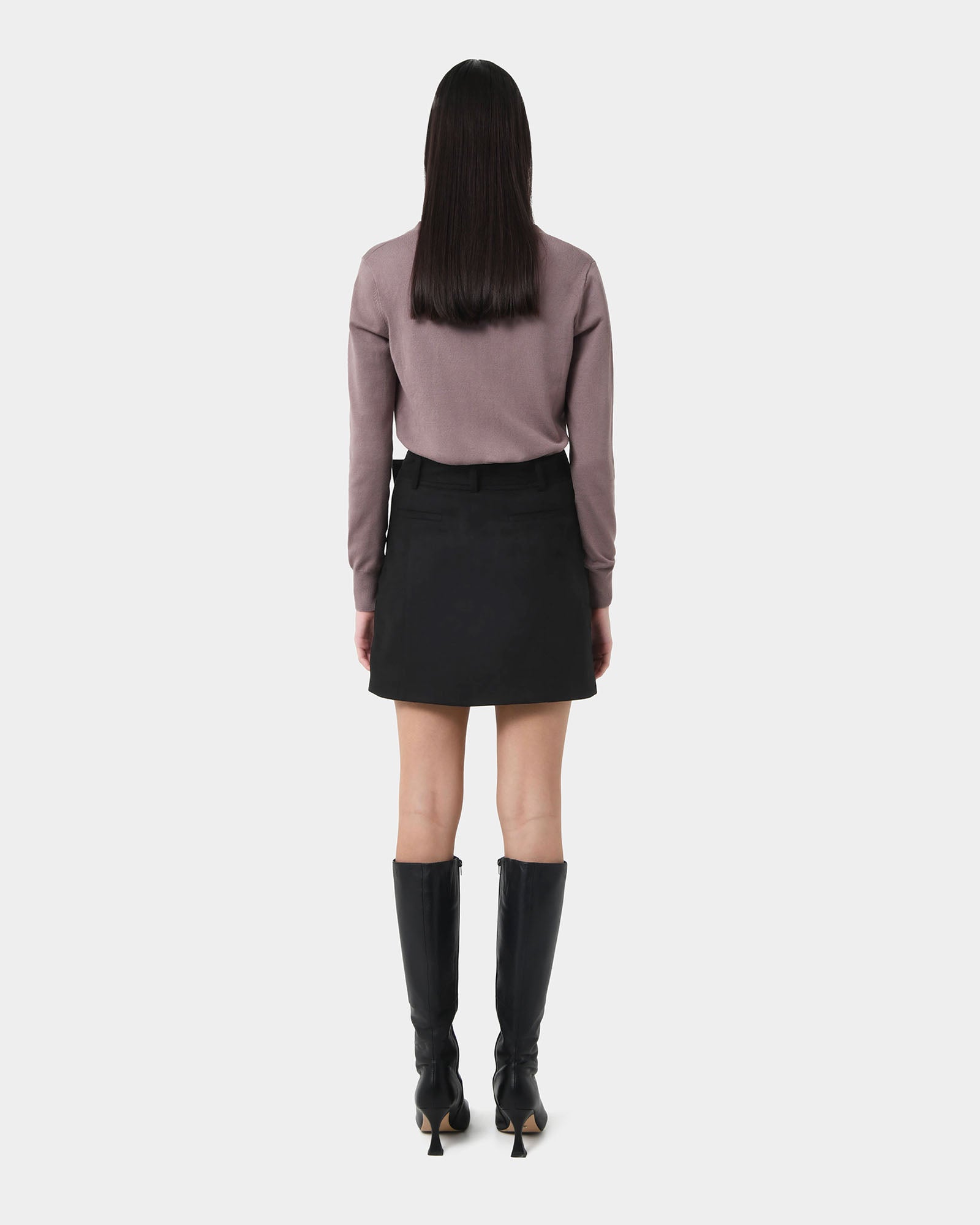 Julie Faux Suede Mini Skirt