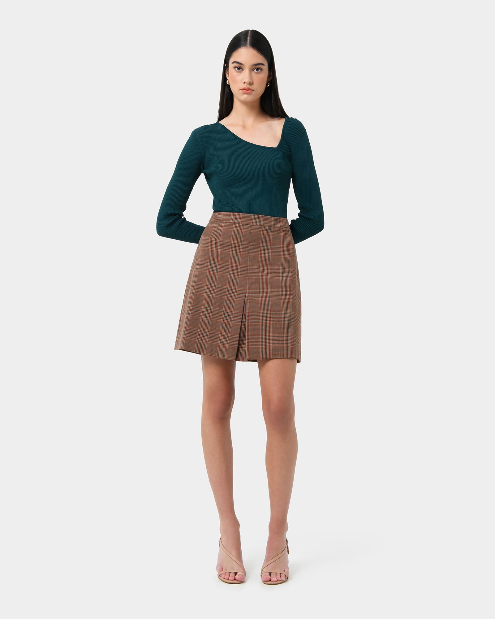 Harlowe Check Mini Skirt