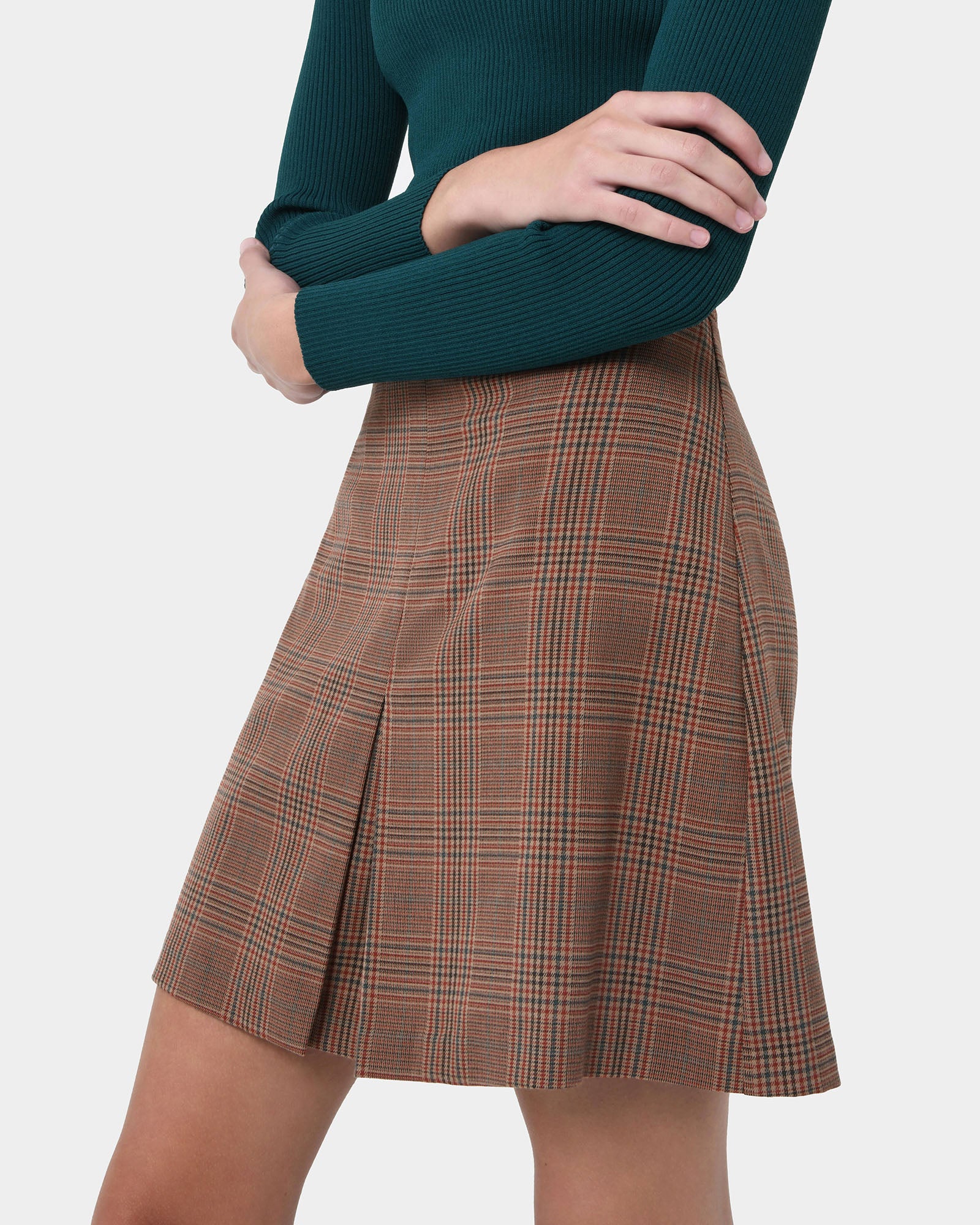 Harlowe Check Mini Skirt