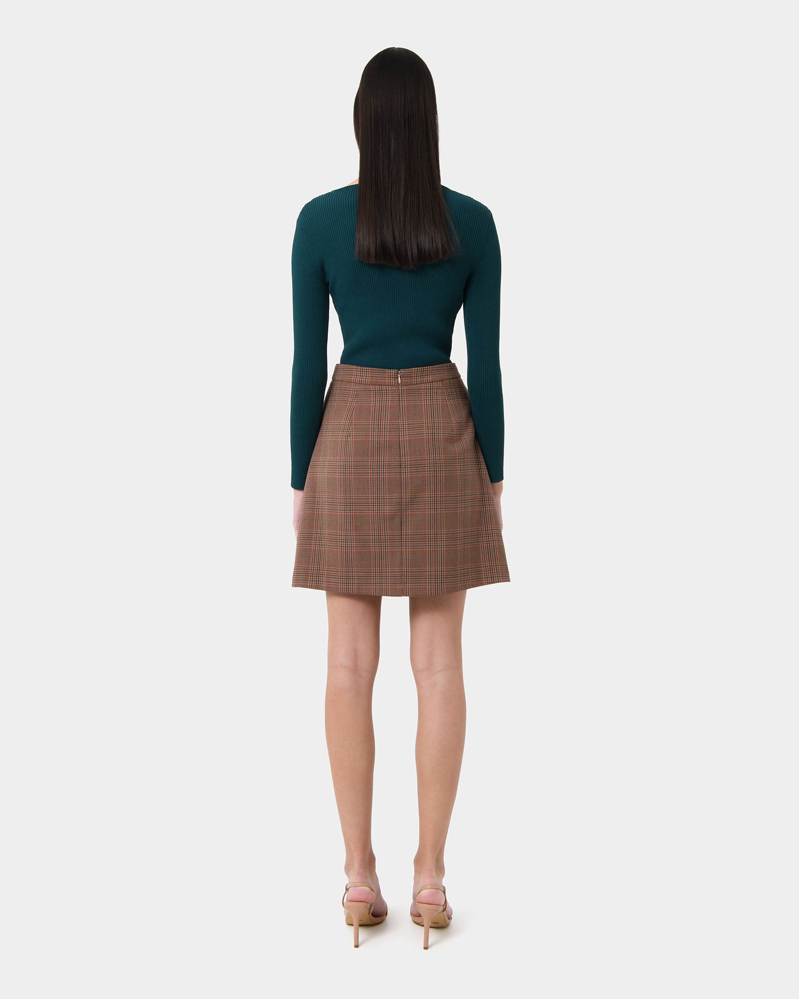 Harlowe Check Mini Skirt