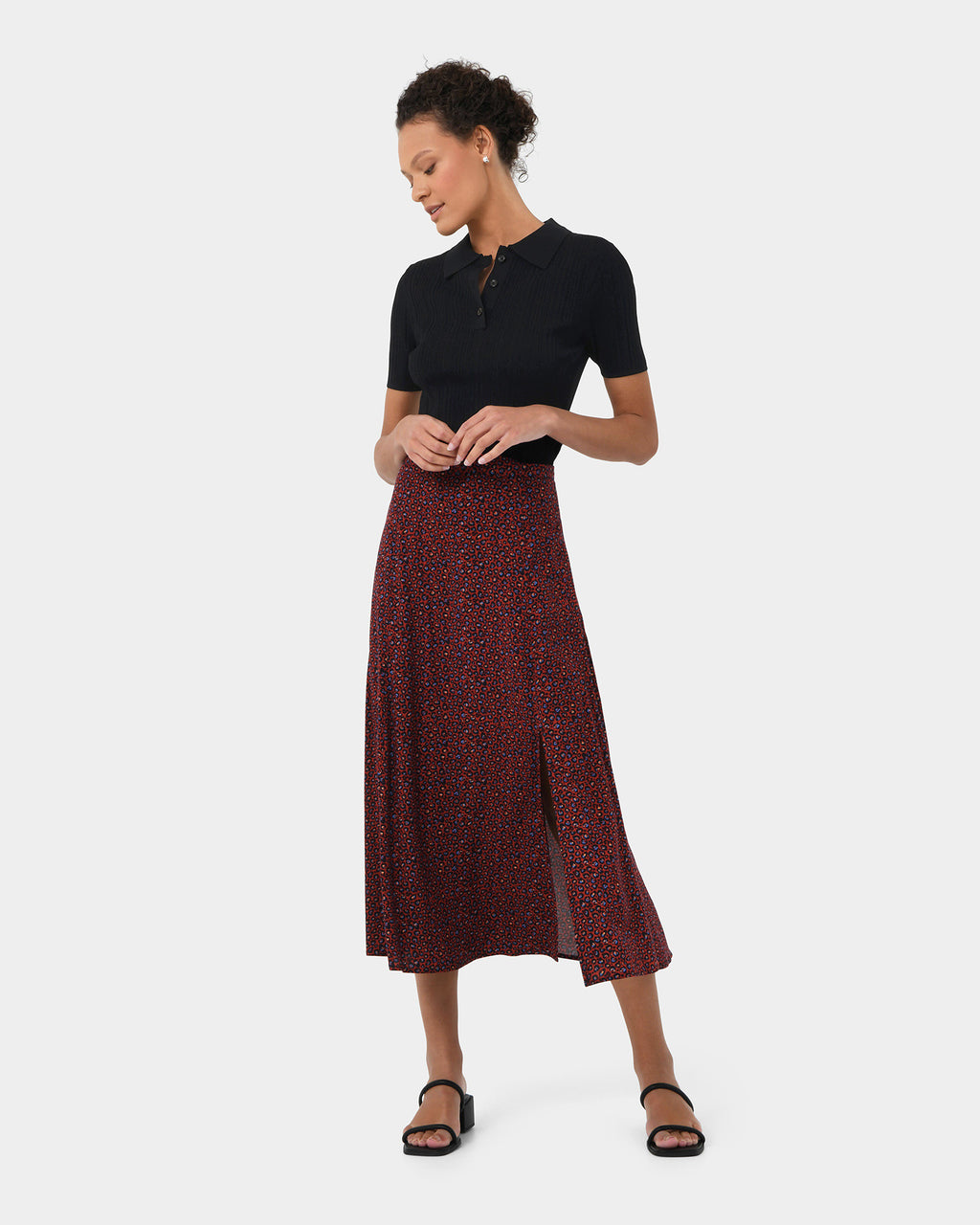 Lilah Animal Print Skirt