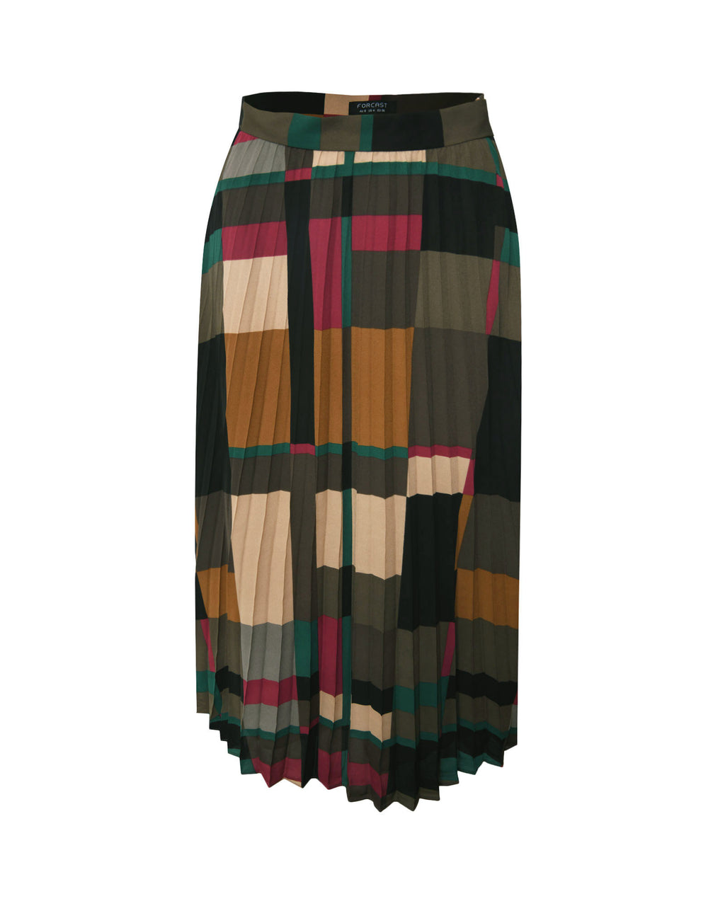 Aubrey Printed Pleat Skirt