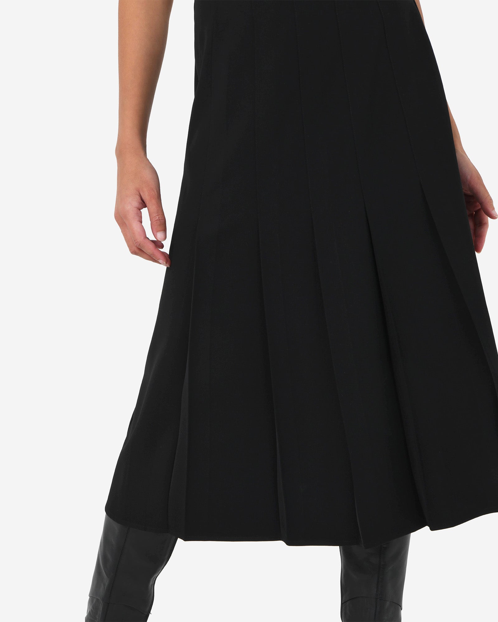 Eloisa Pleated Midi Skirt