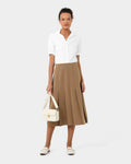 Eloisa Pleated Midi Skirt