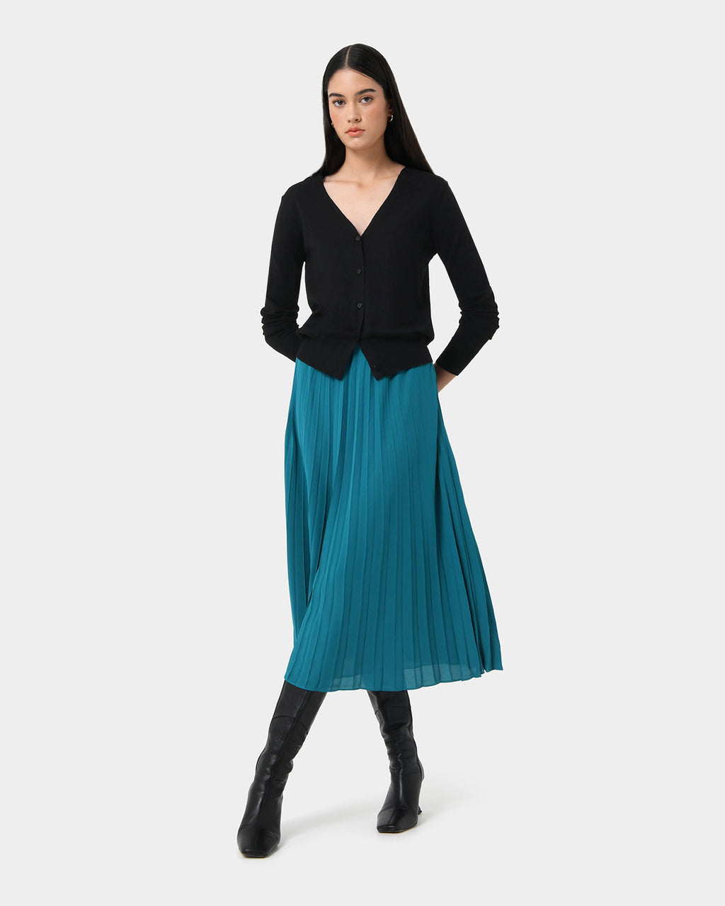 Louise Pleats Skirt