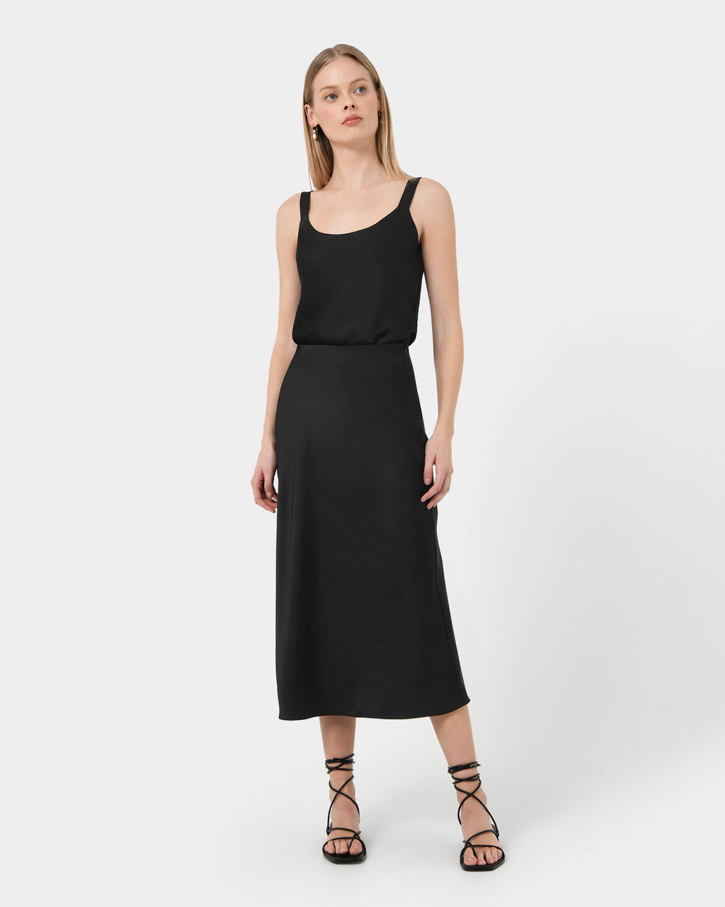 Kalena Satin Bias Skirt
