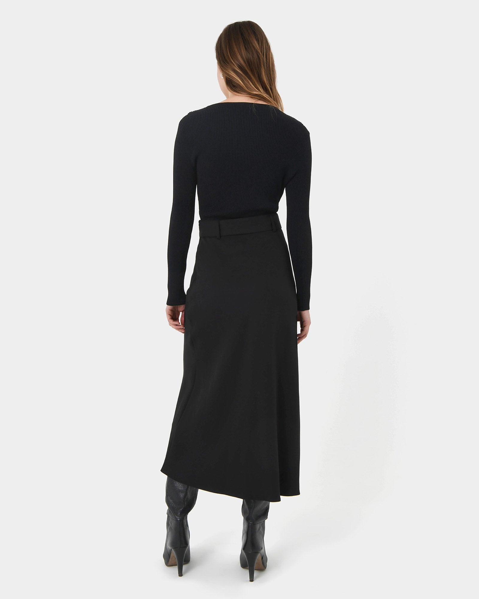 Isla Belted Midi Skirt