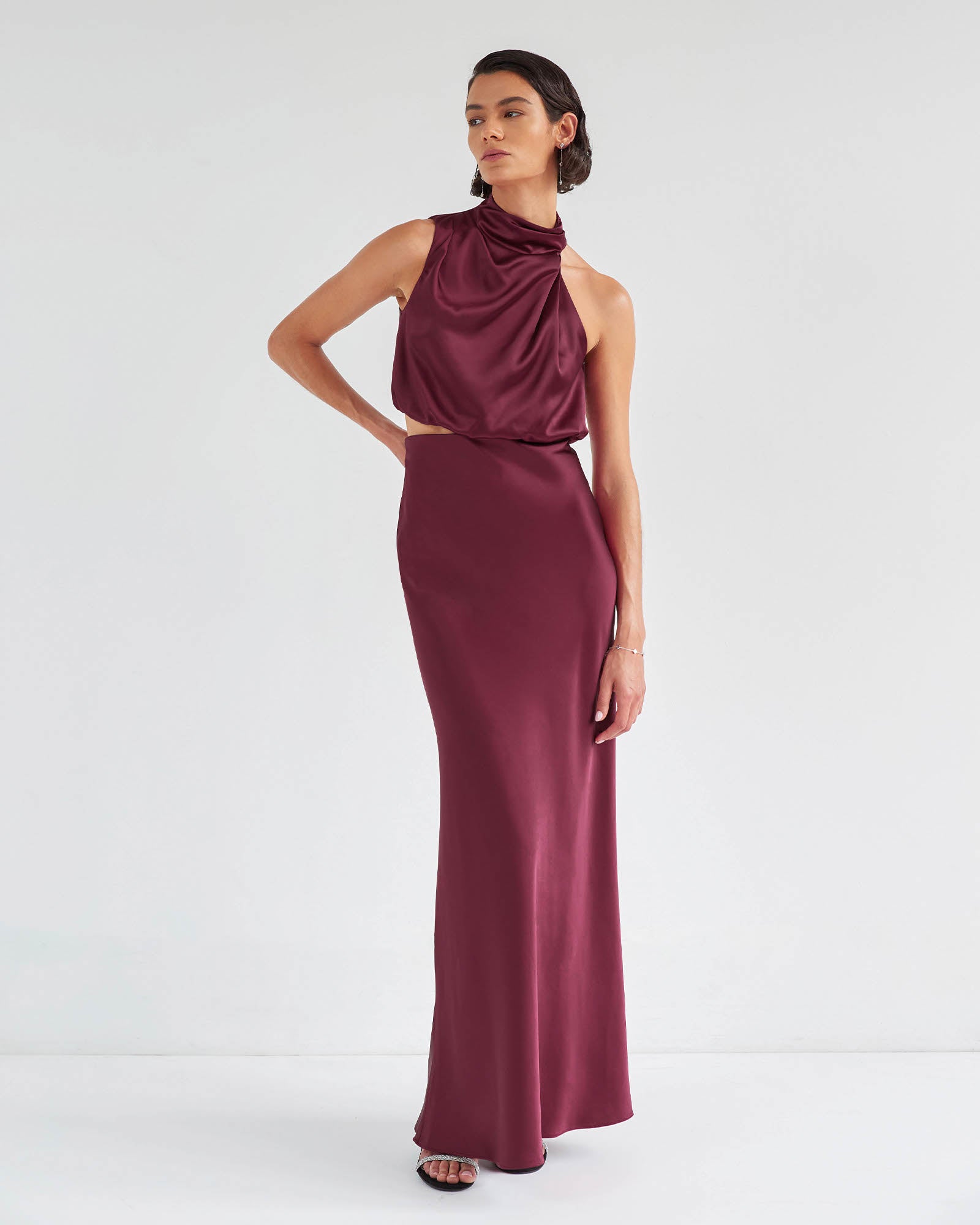 Kaye Maxi Bias Skirt