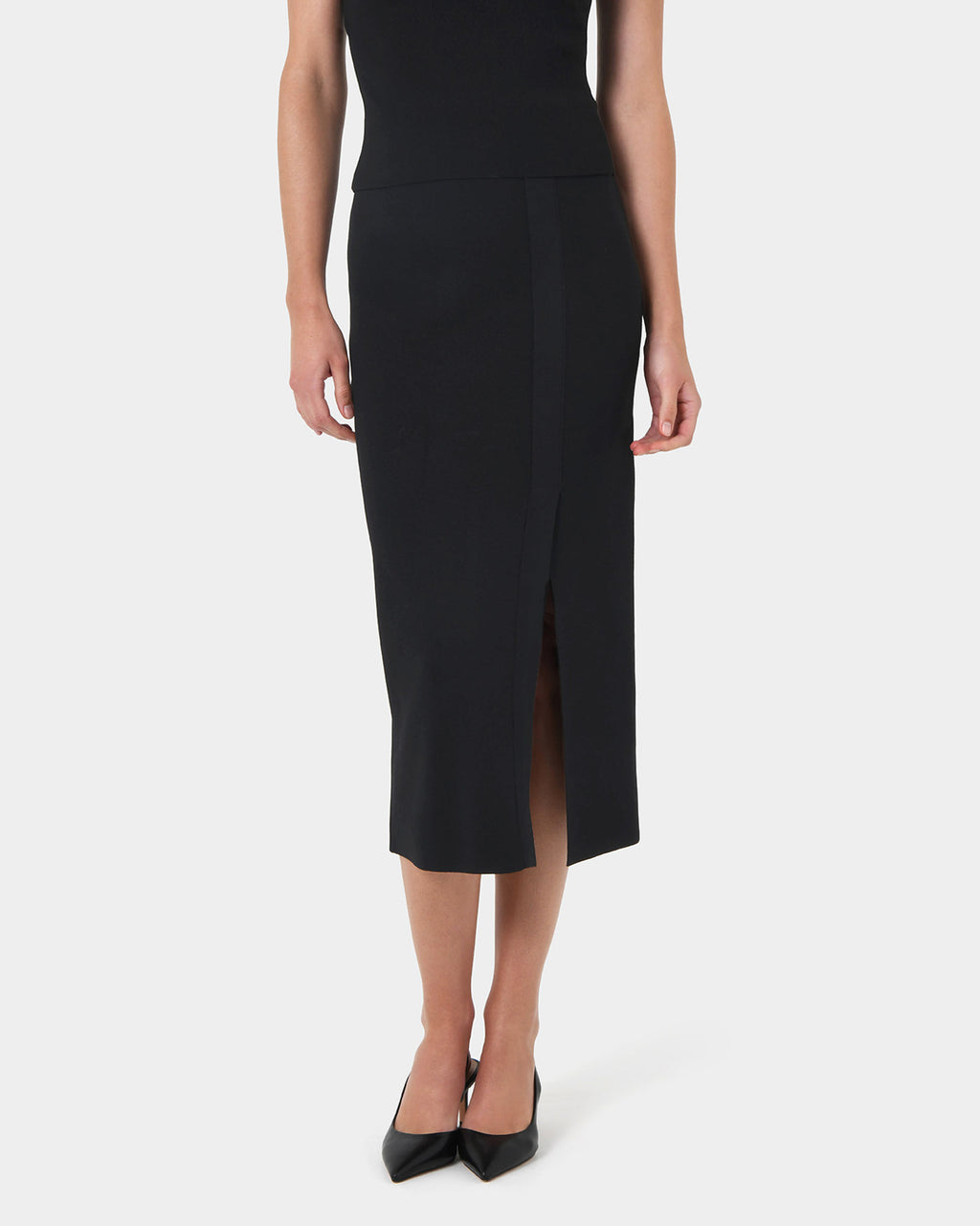 Betty Knit Split Skirt