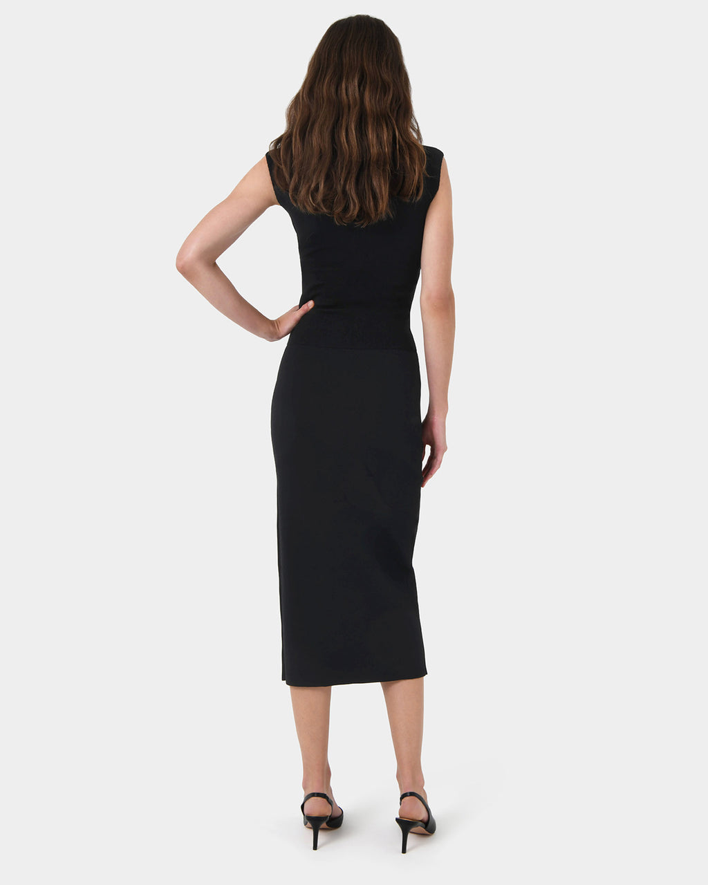 Betty Knit Split Skirt