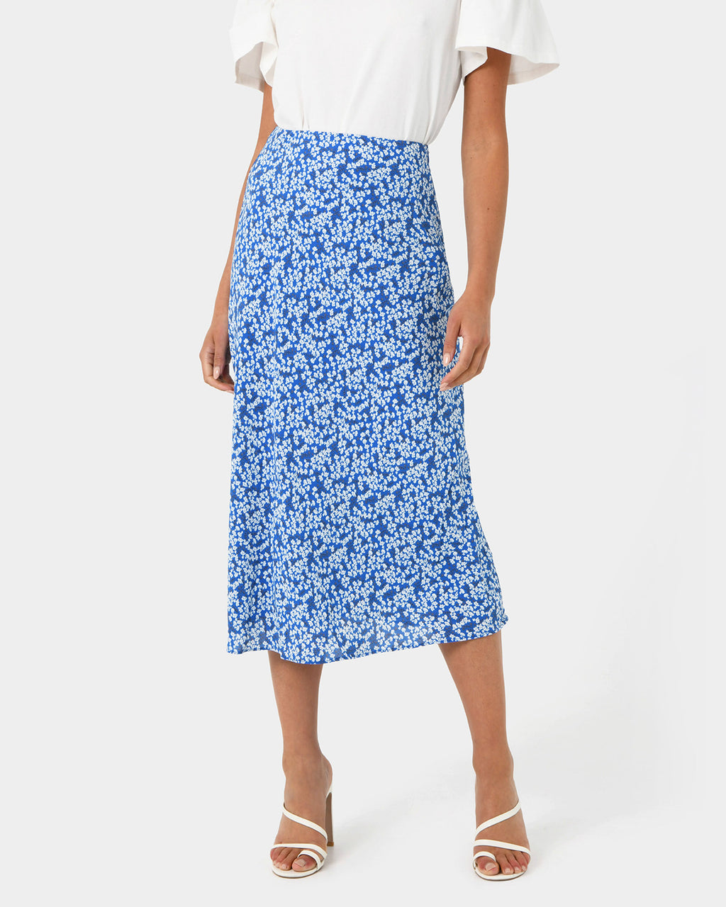 Cora Bias Floral Skirt