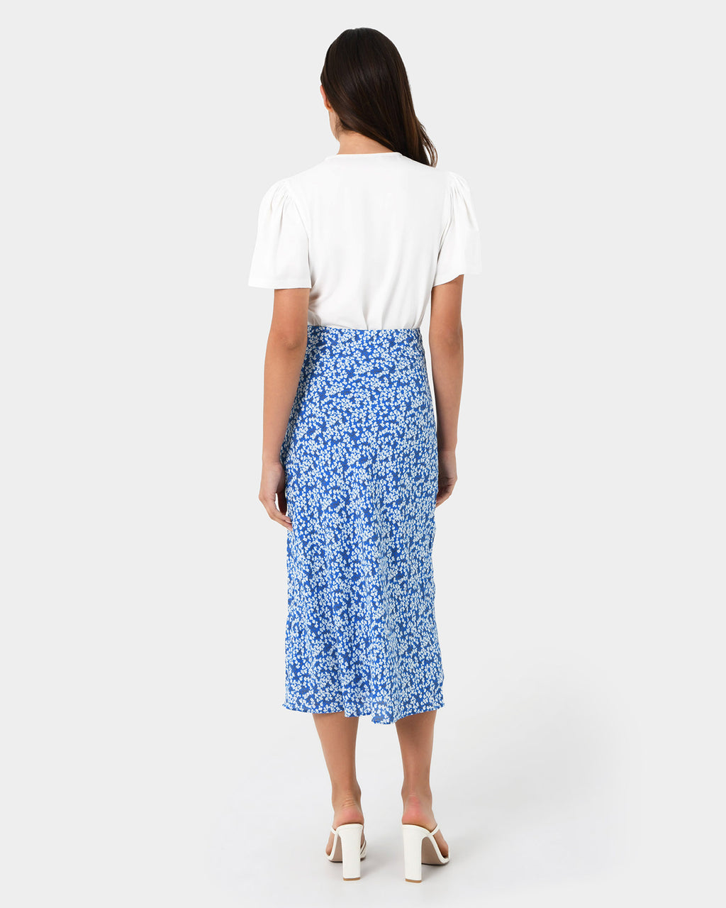 Cora Bias Floral Skirt