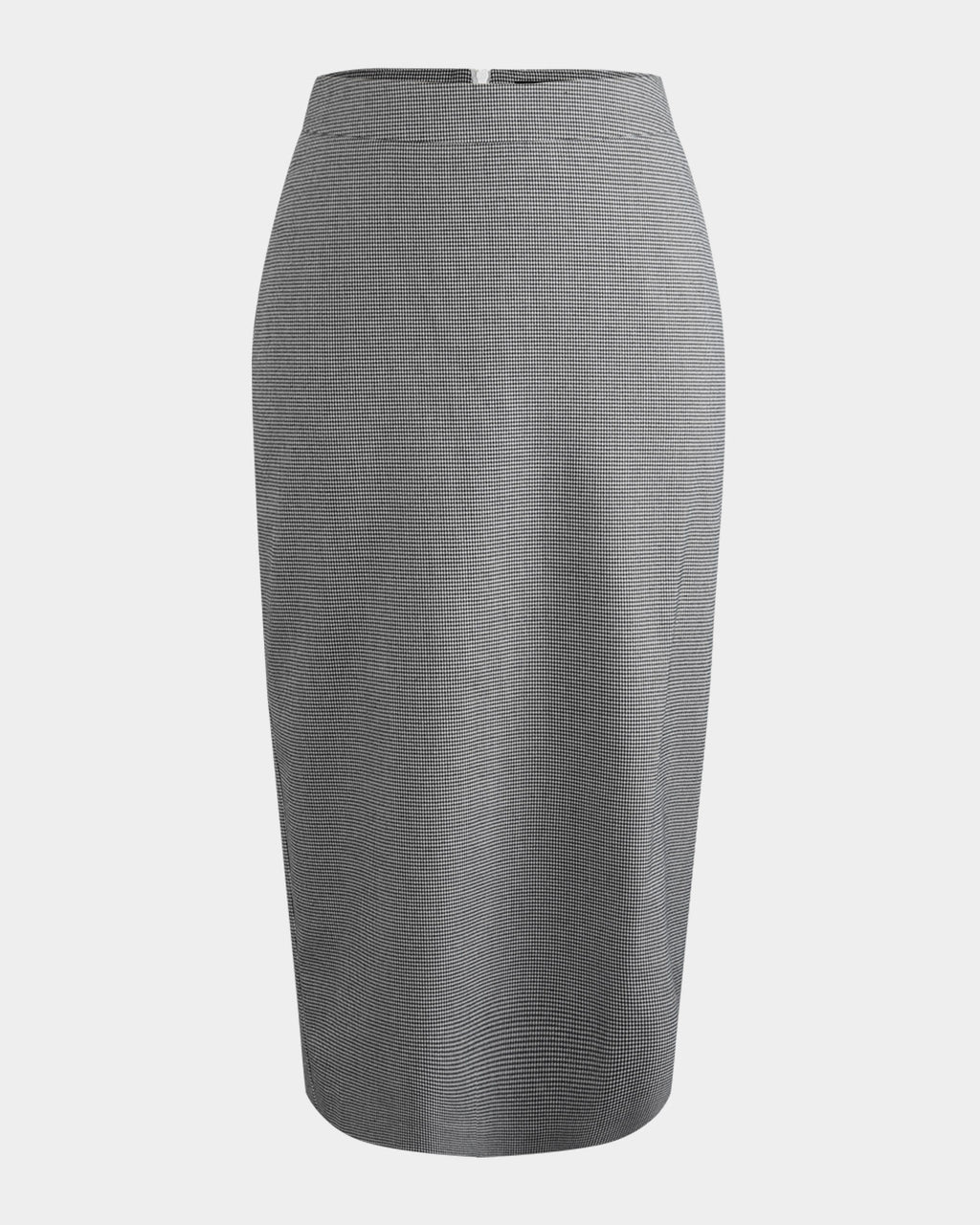 Rein Houndstooth Midi Skirt