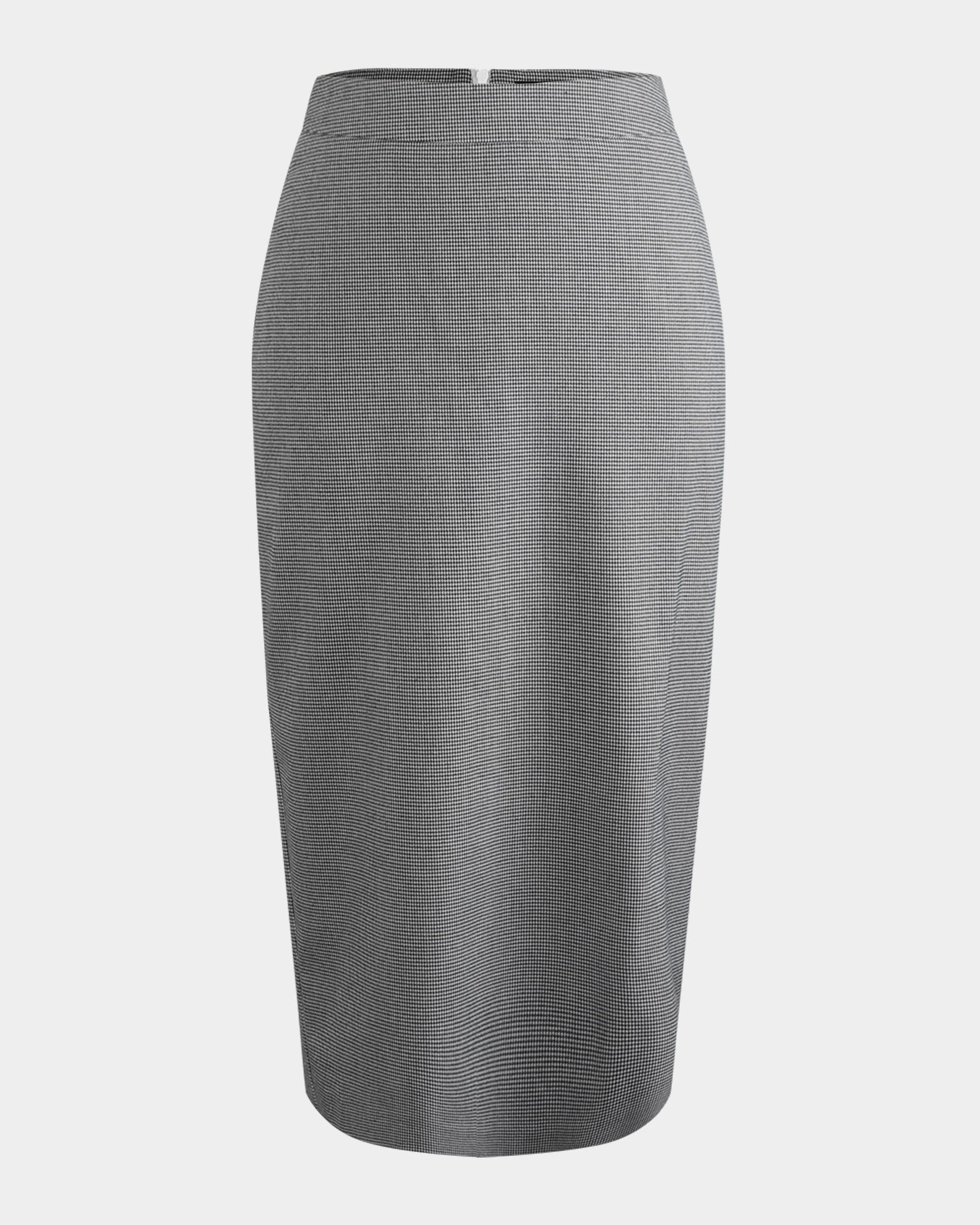 Rein Houndstooth Midi Skirt