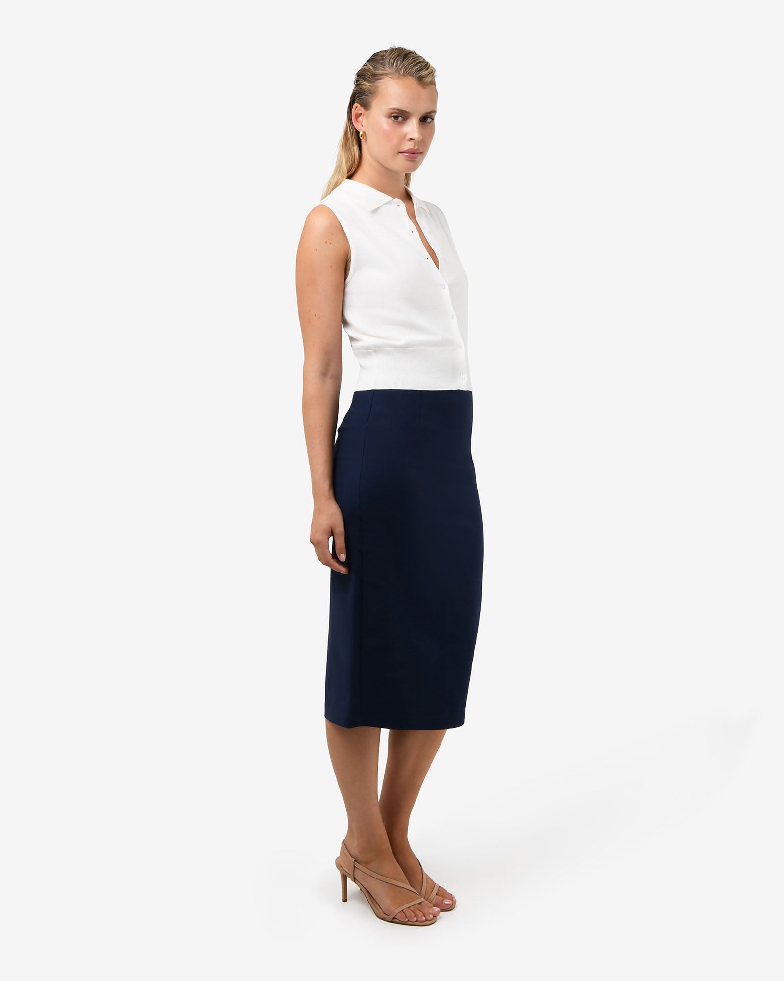 Safira Midi Pencil Skirt