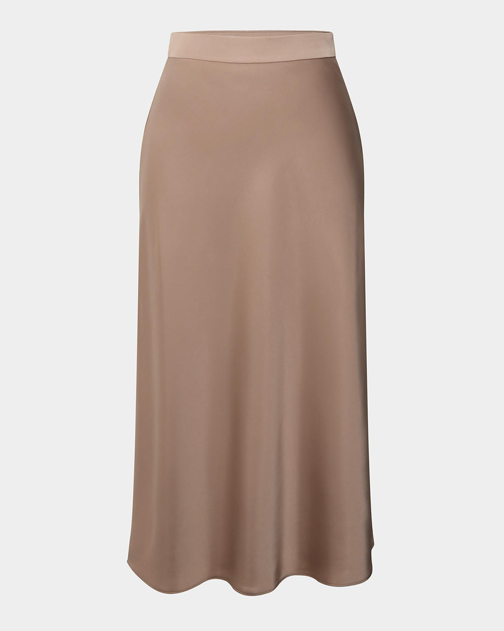 Joy Satin Midi Skirt