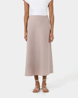 Kade Linen Blend Midi Skirt